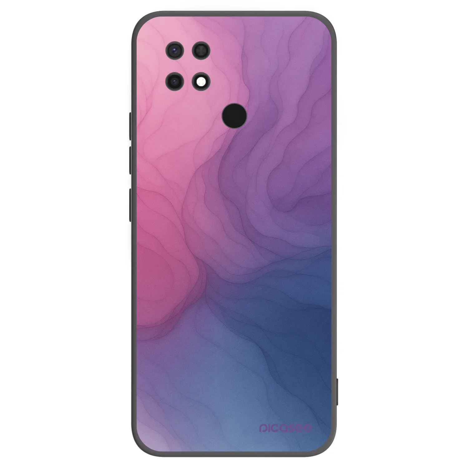 Picasee silikonowe czarne etui na Xiaomi Redmi 10C - Silk