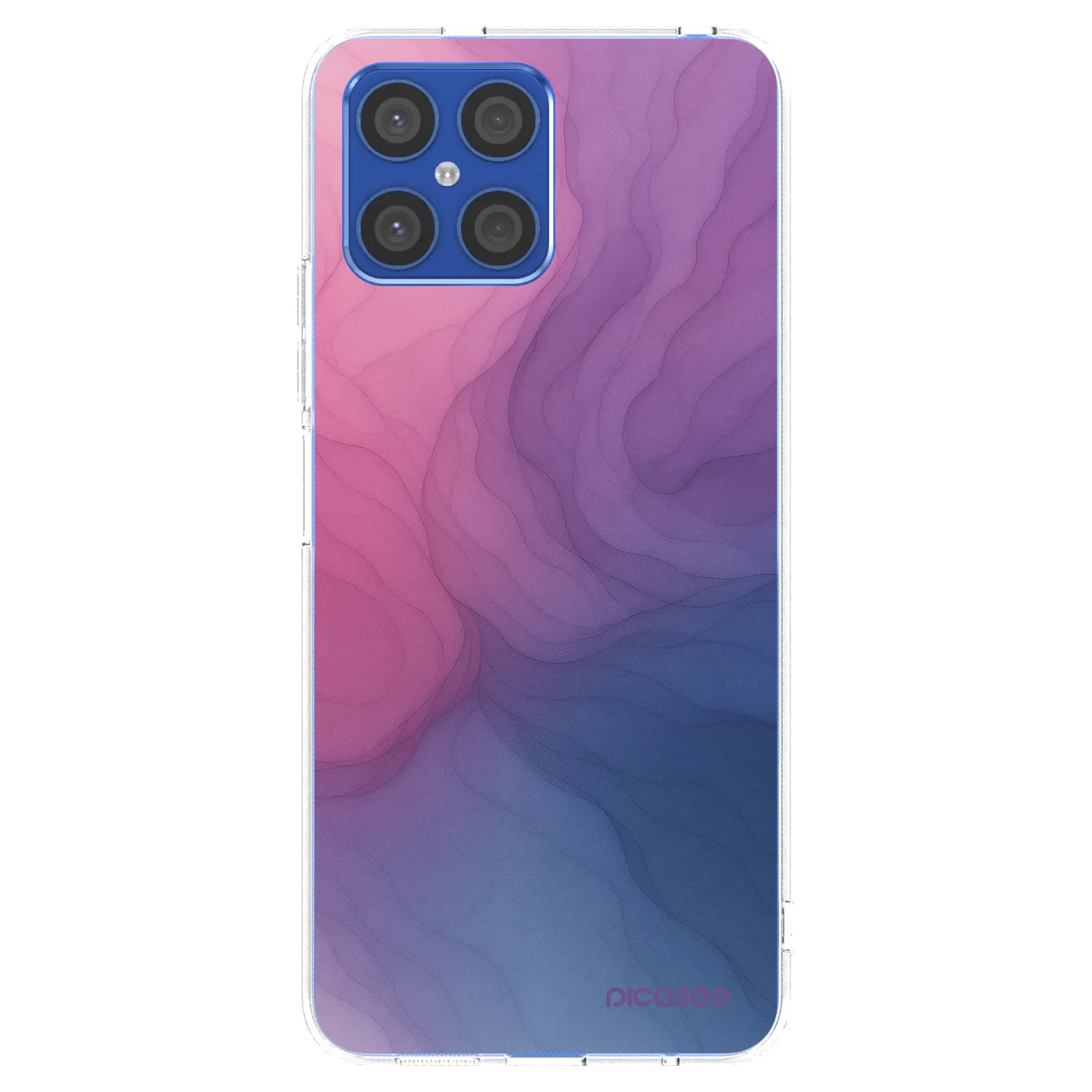 Picasee silikonowe przeźroczyste etui na Honor X8 4G - Silk
