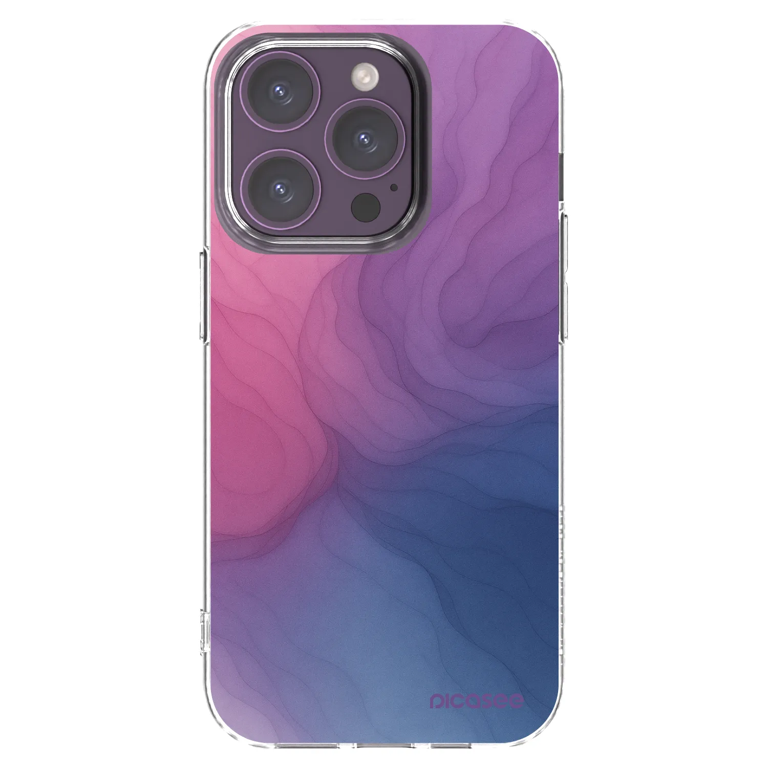 Picasee silikonowe przeźroczyste etui na Apple iPhone 14 Pro - Silk