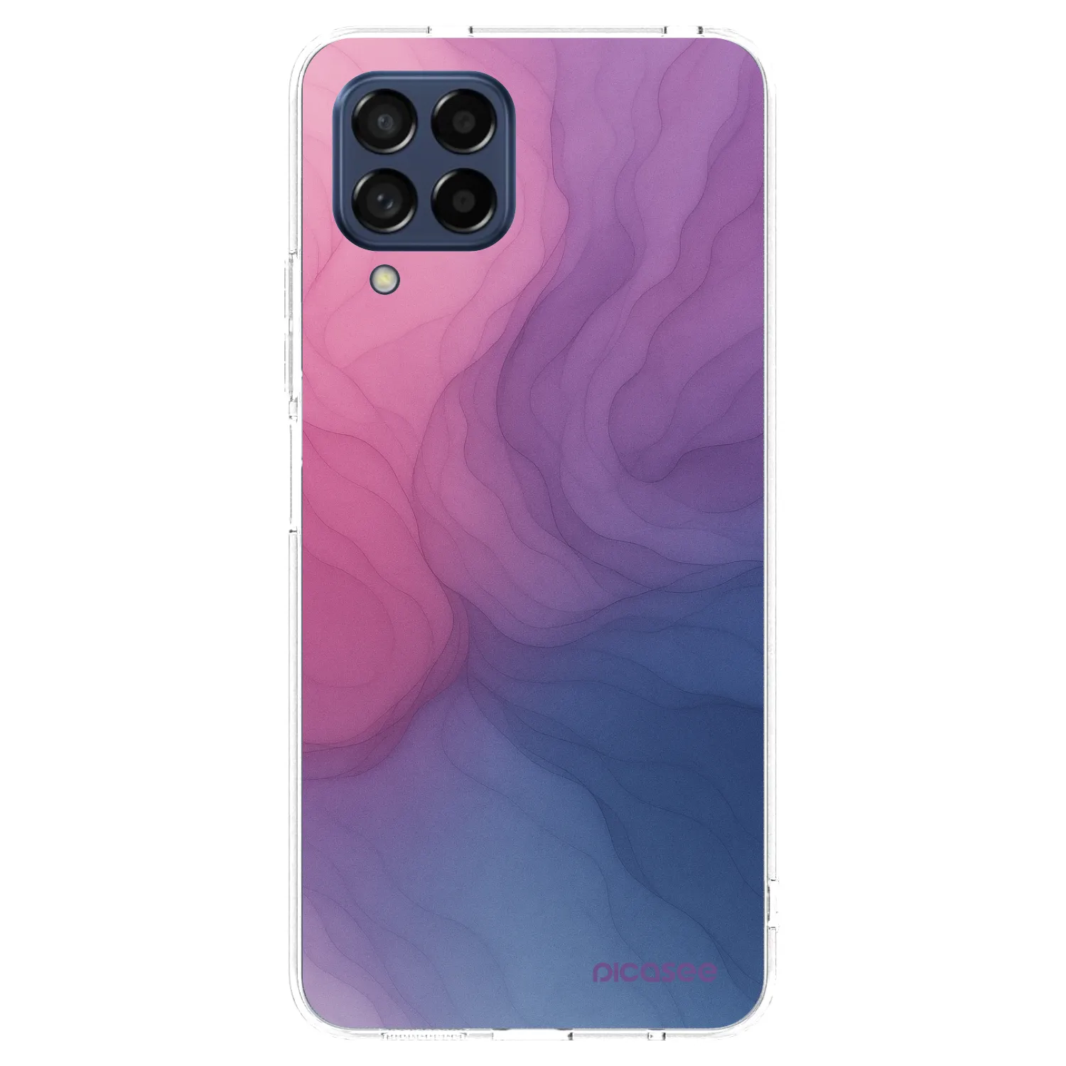 Picasee silikonowe przeźroczyste etui na Samsung Galaxy M53 5G - Silk