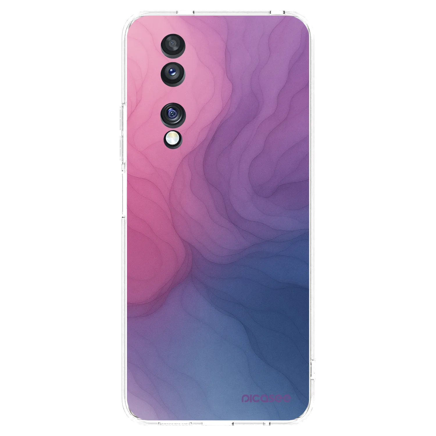 Picasee silikonowe przeźroczyste etui na Honor 70 - Silk