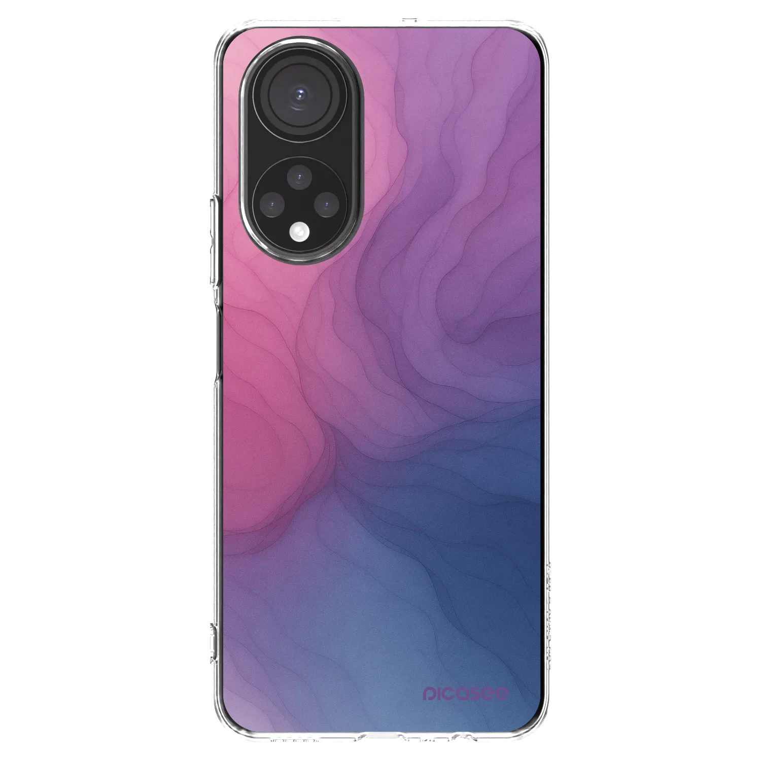 Picasee silikonowe przeźroczyste etui na Honor X7 - Silk