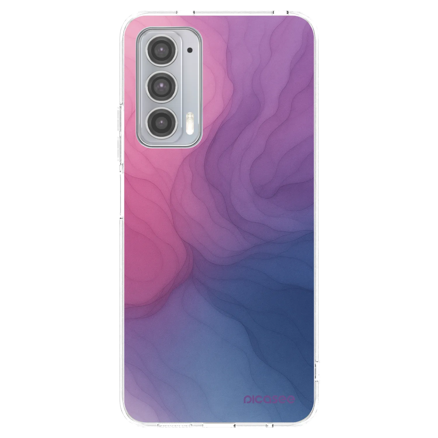 Picasee silikonowe przeźroczyste etui na Motorola Edge 20 - Silk