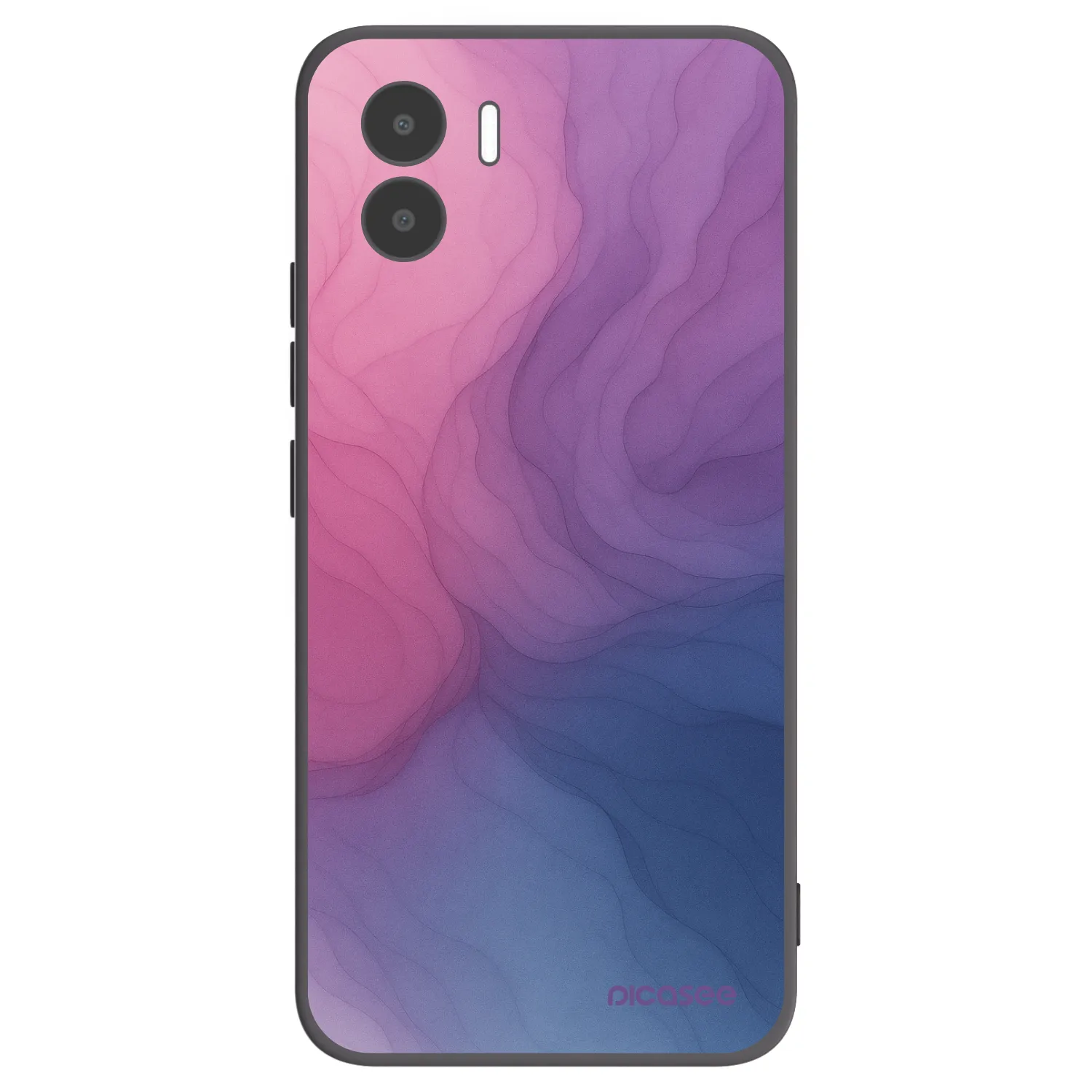 Picasee silikonowe czarne etui na Xiaomi Redmi A1 - Silk