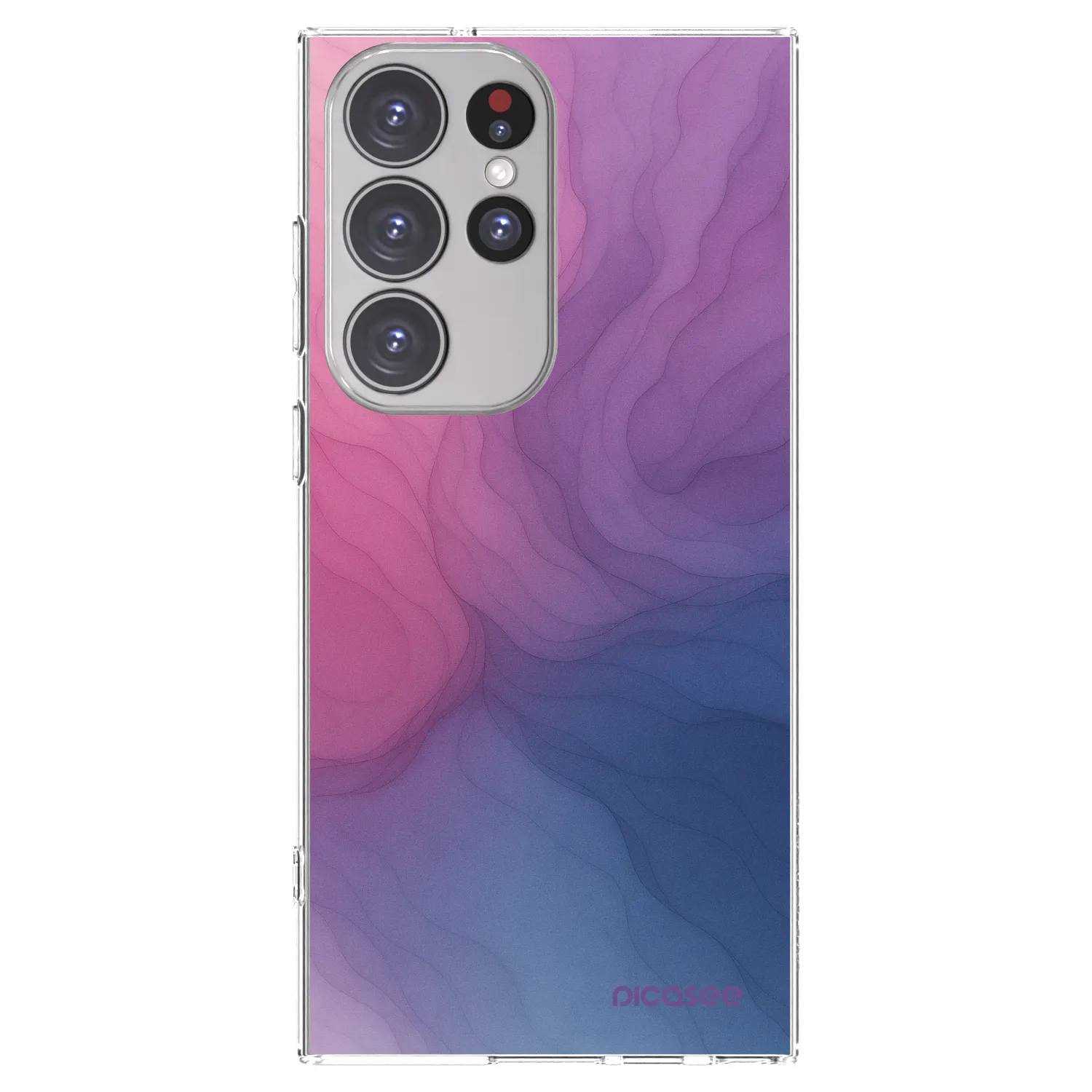 Picasee silikonowe przeźroczyste etui na Samsung Galaxy S23 Ultra 5G - Silk