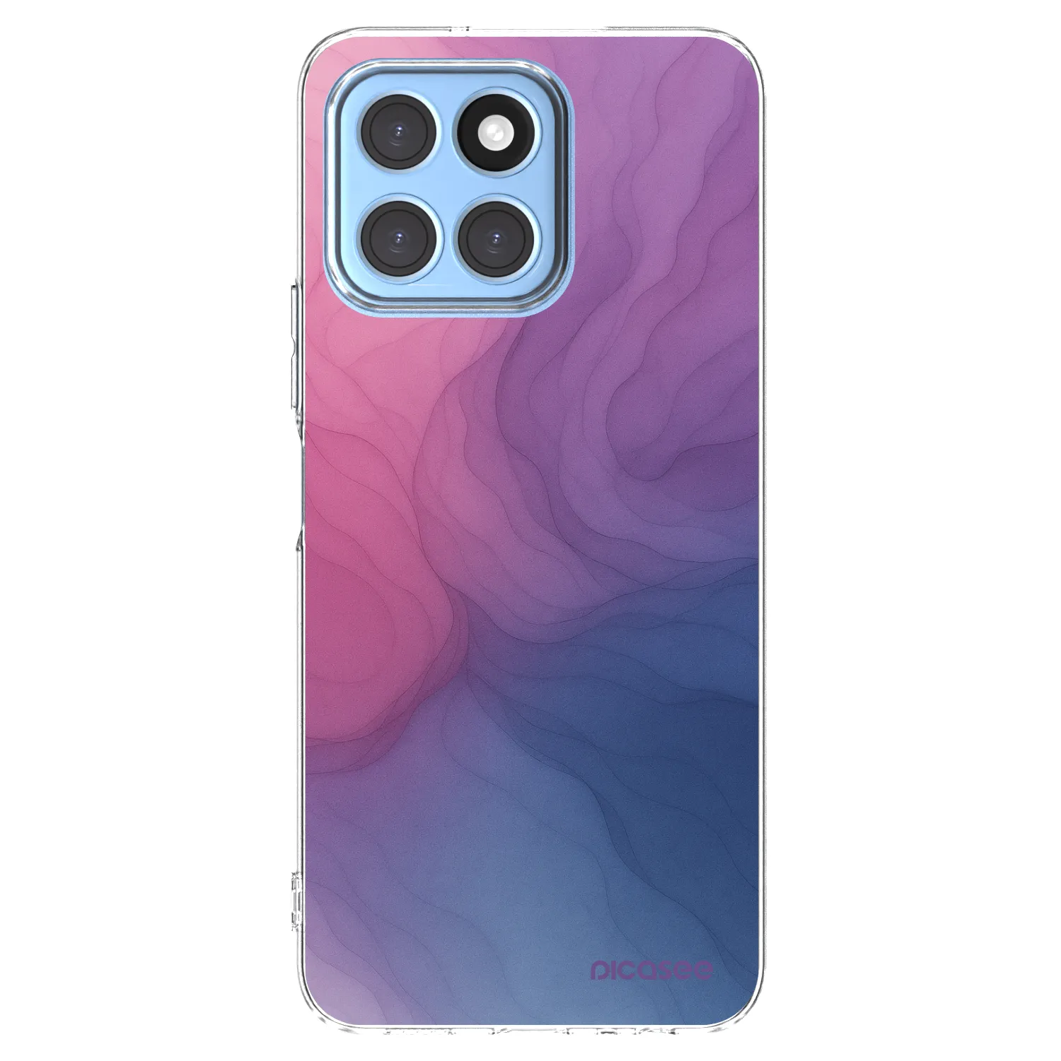 Picasee silikonowe przeźroczyste etui na Honor X8 5G - Silk