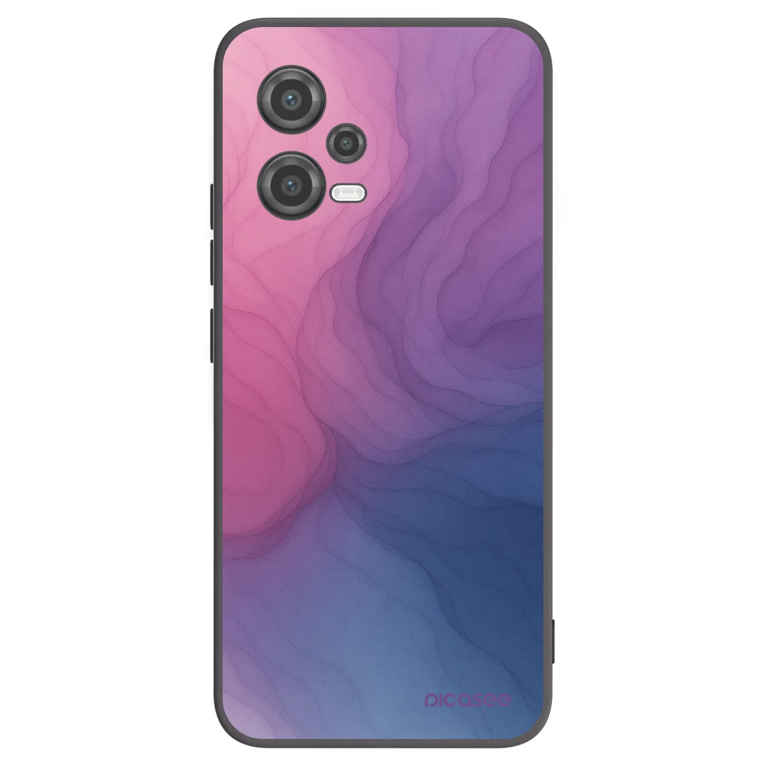 Picasee silikonowe czarne etui na Xiaomi Poco X5 - Silk