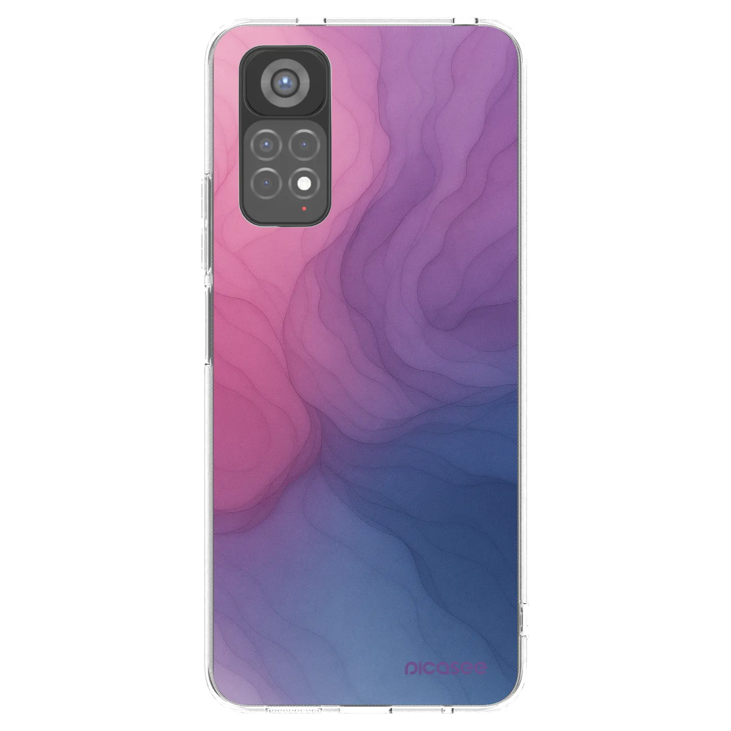 Picasee silikonowe przeźroczyste etui na Xiaomi Redmi Note 11S 5G - Silk
