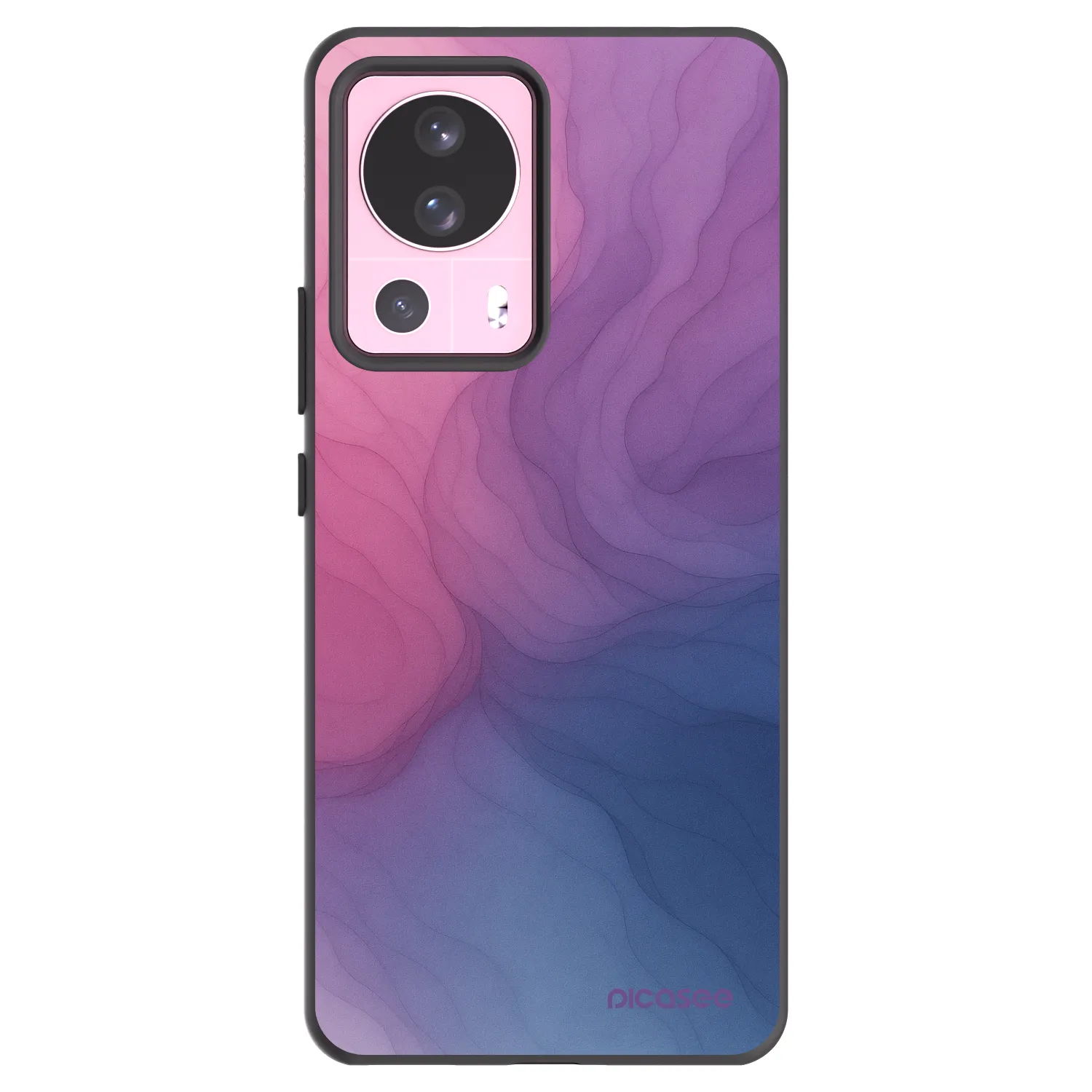 Picasee silikonowe czarne etui na Xiaomi 13 Lite - Silk
