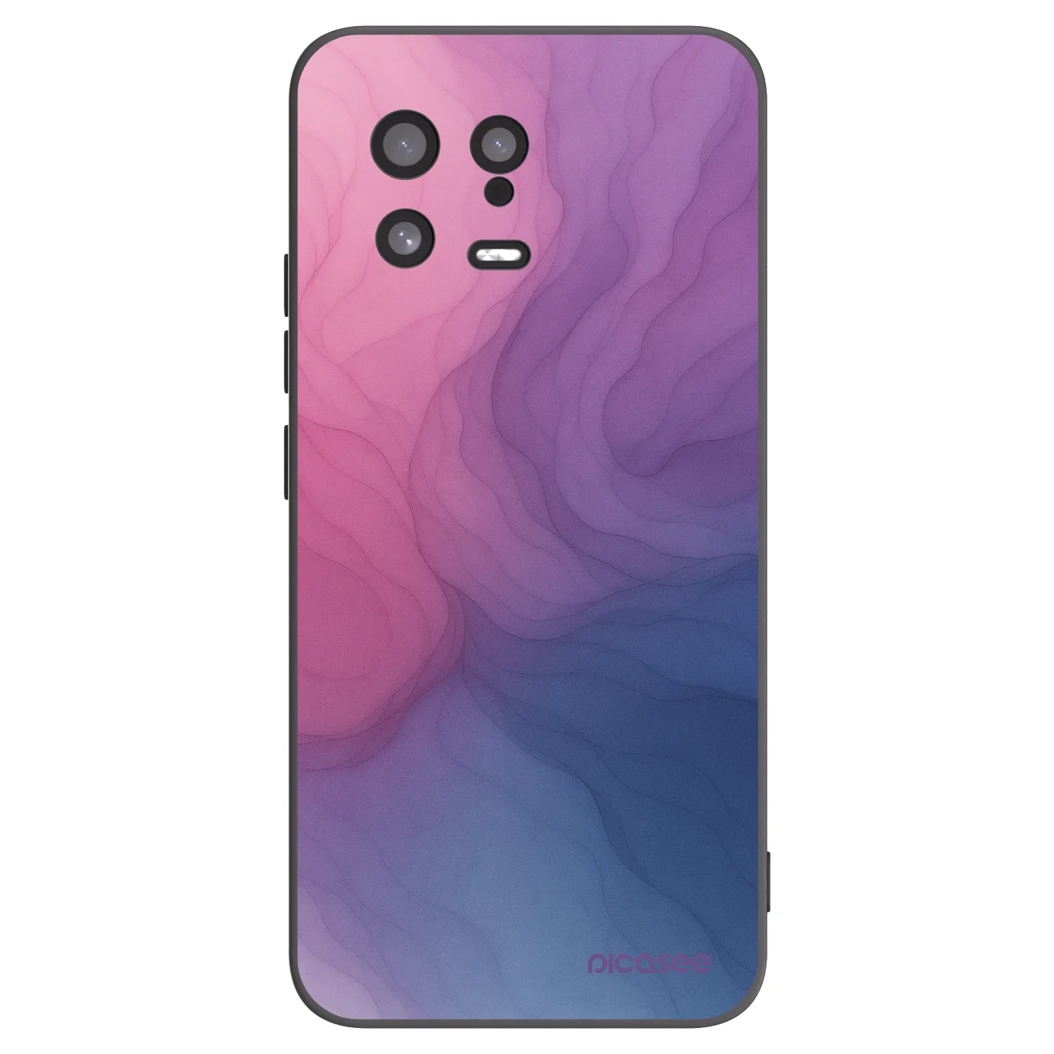 Picasee silikonowe czarne etui na Xiaomi 13 - Silk