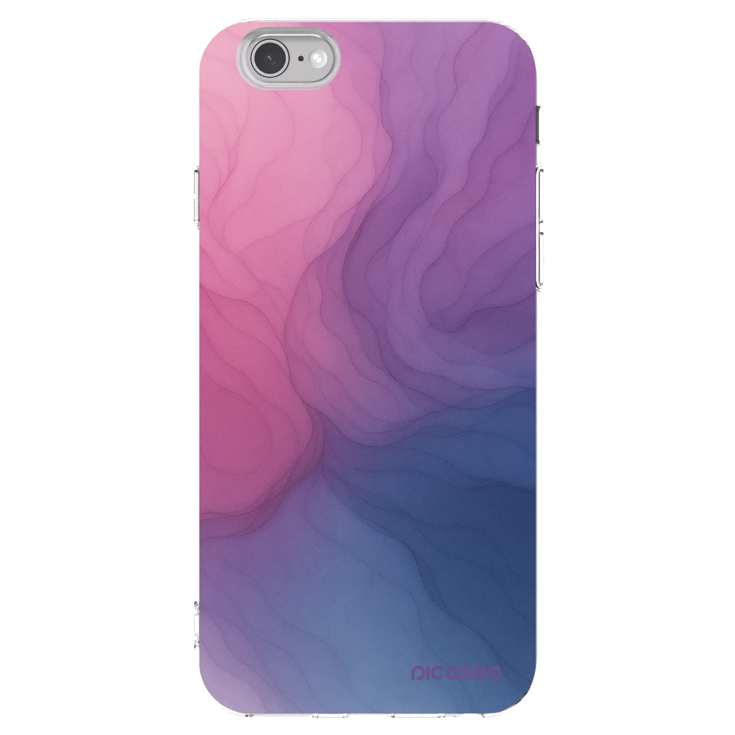 Picasee silikonowe przeźroczyste etui na Apple iPhone 6/6S - Silk