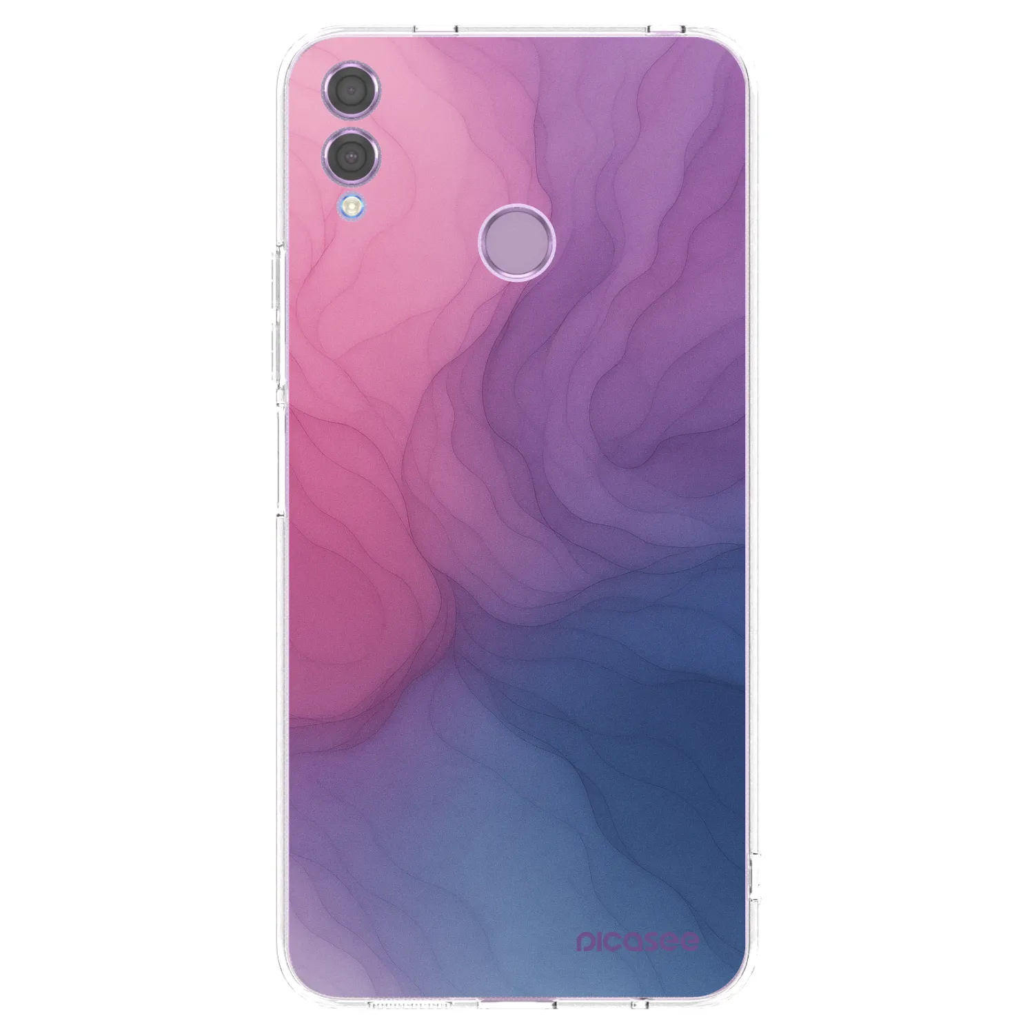 Picasee silikonowe przeźroczyste etui na Honor 8X - Silk
