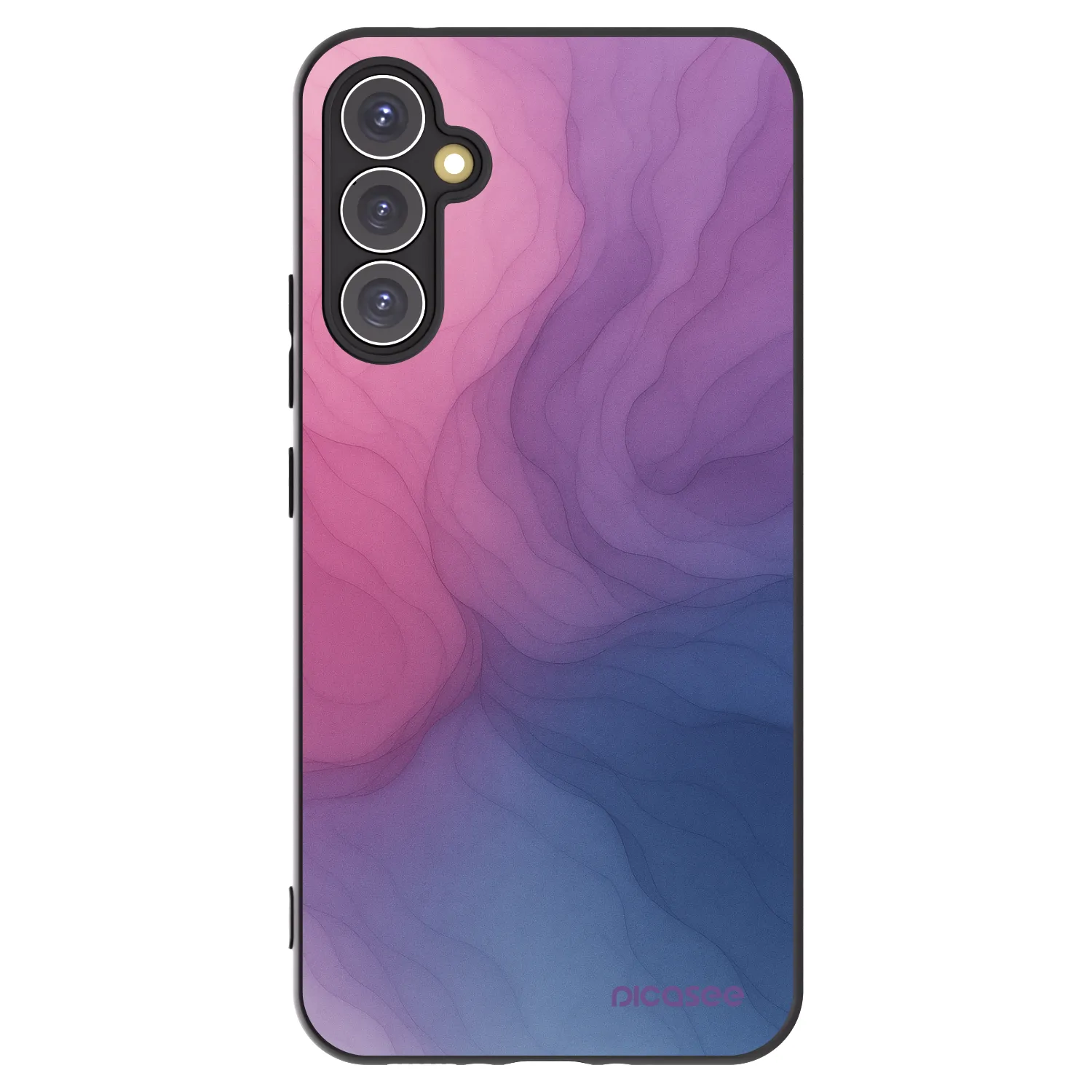 Picasee silikonowe czarne etui na Samsung Galaxy A34 5G A346B - Silk