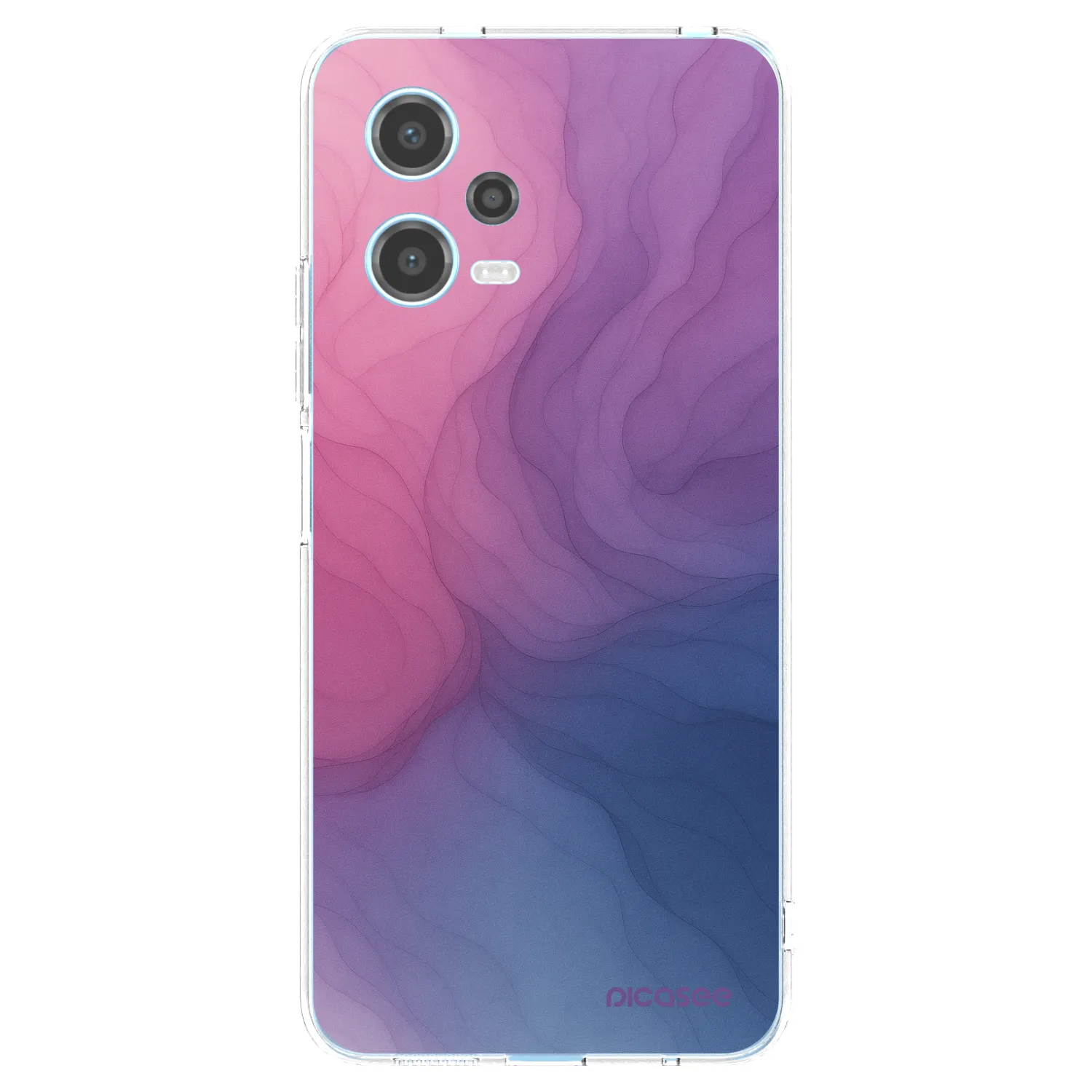 Picasee silikonowe przeźroczyste etui na Xiaomi Redmi Note 12 5G - Silk