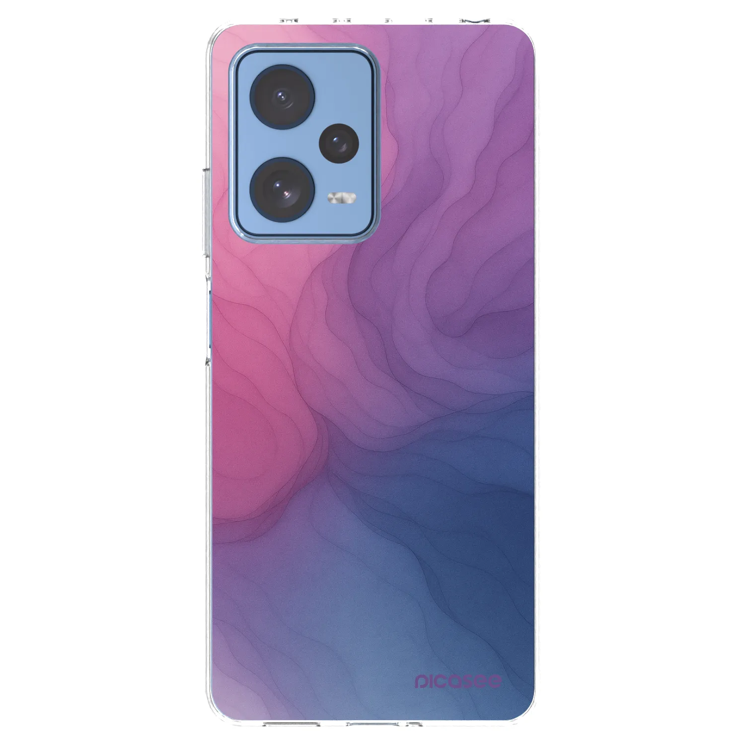 Picasee silikonowe przeźroczyste etui na Xiaomi Redmi Note 12 Pro 5G - Silk