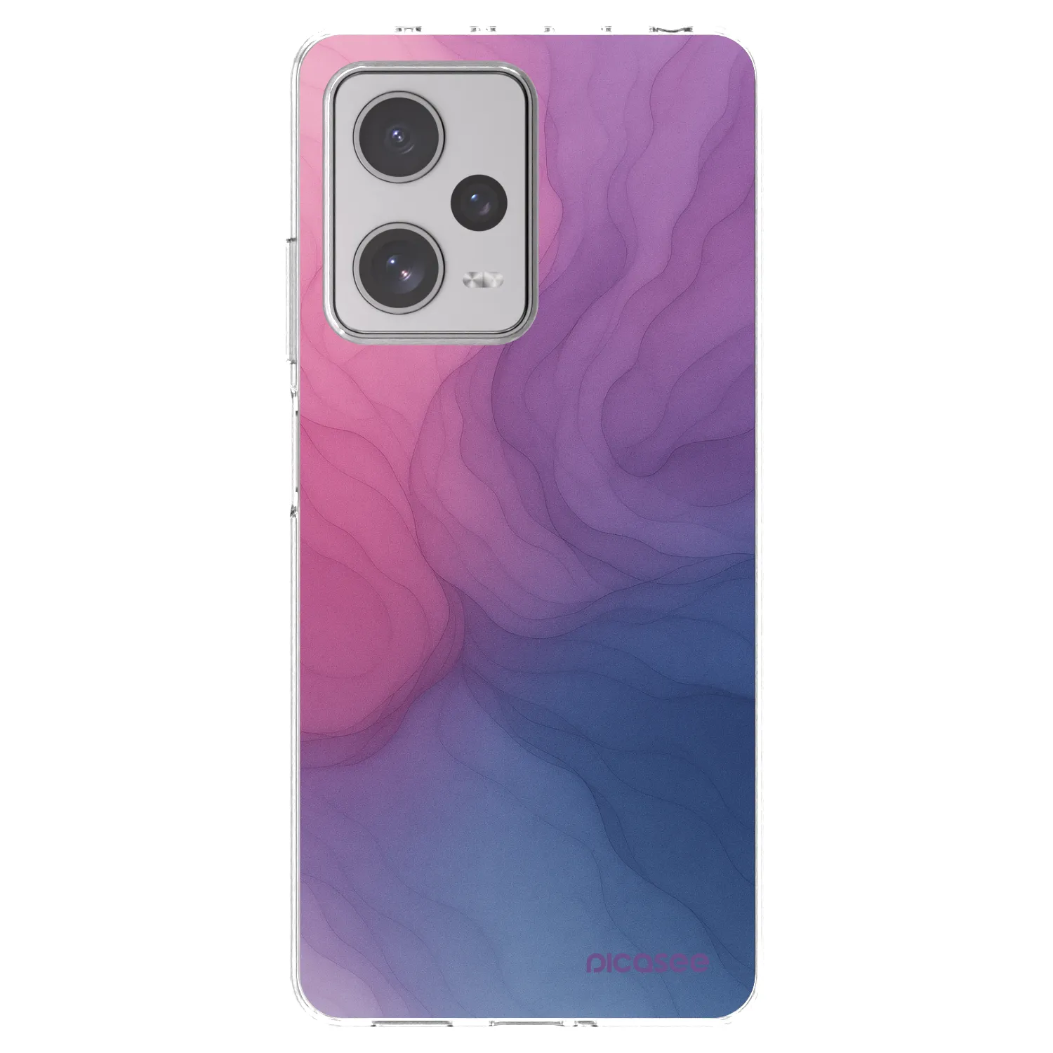 Picasee silikonowe przeźroczyste etui na Xiaomi Redmi Note 12 Pro+ 5G - Silk