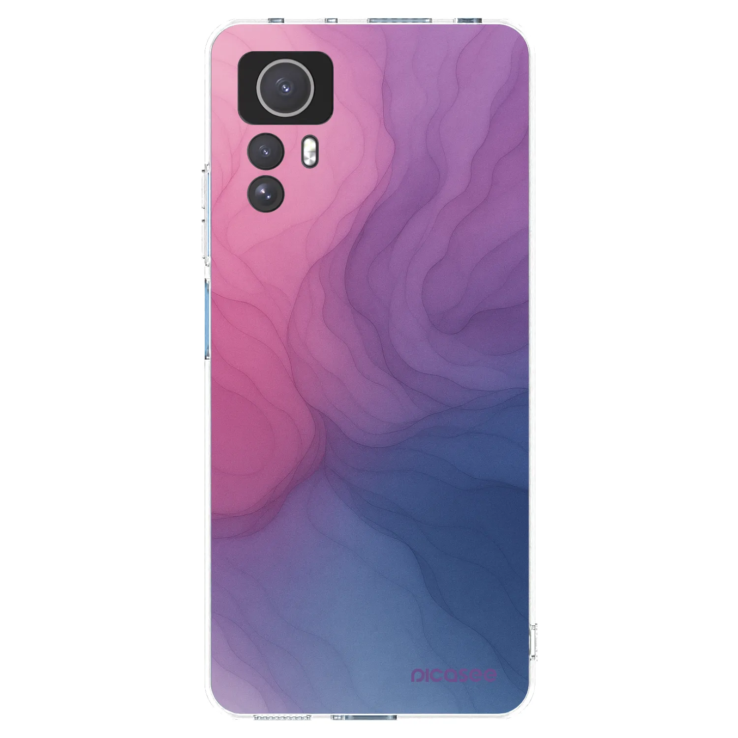 Picasee silikonowe przeźroczyste etui na Xiaomi Redmi Note 12S - Silk