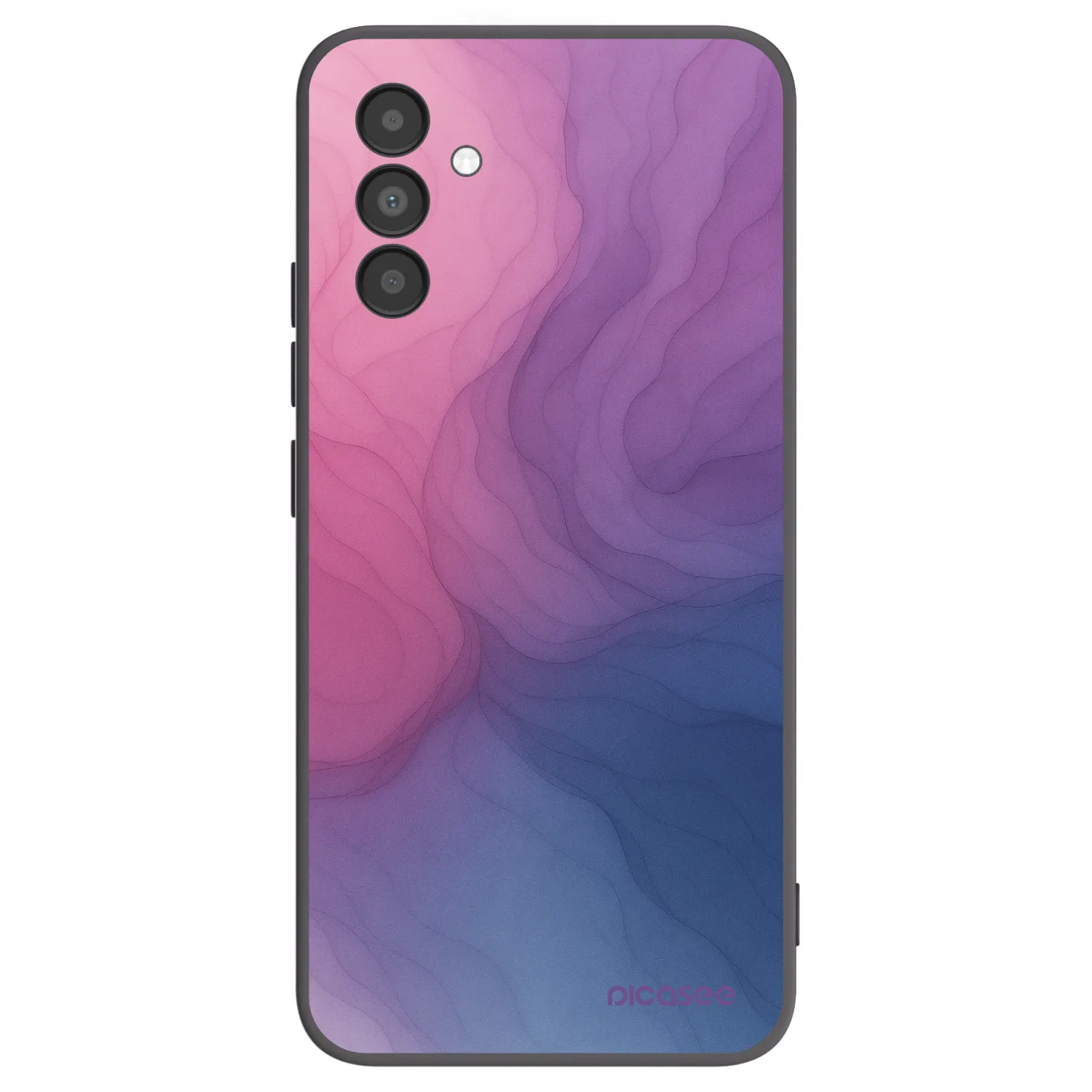 Picasee silikonowe czarne etui na Samsung Galaxy A04s A047F - Silk
