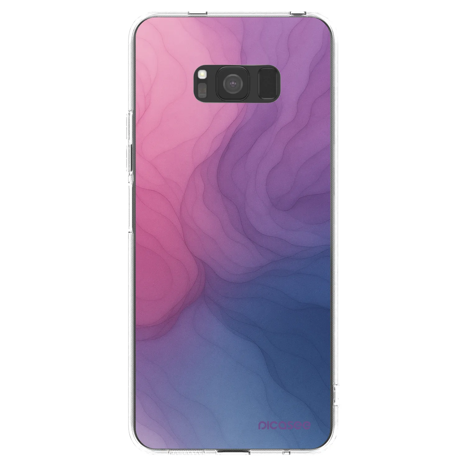 Picasee silikonowe przeźroczyste etui na Samsung Galaxy S8 G950F - Silk