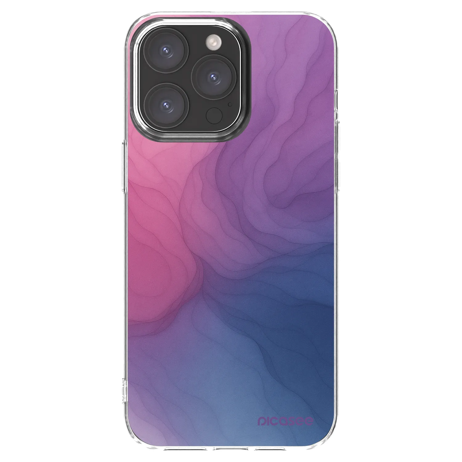 Picasee silikonowe przeźroczyste etui na Apple iPhone 15 Pro Max - Silk
