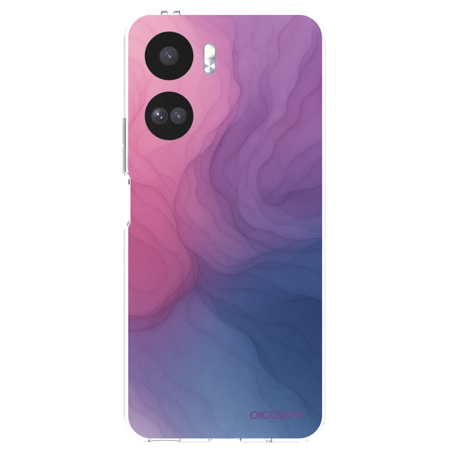 Picasee silikonowe przeźroczyste etui na Honor 90 Lite 5G - Silk