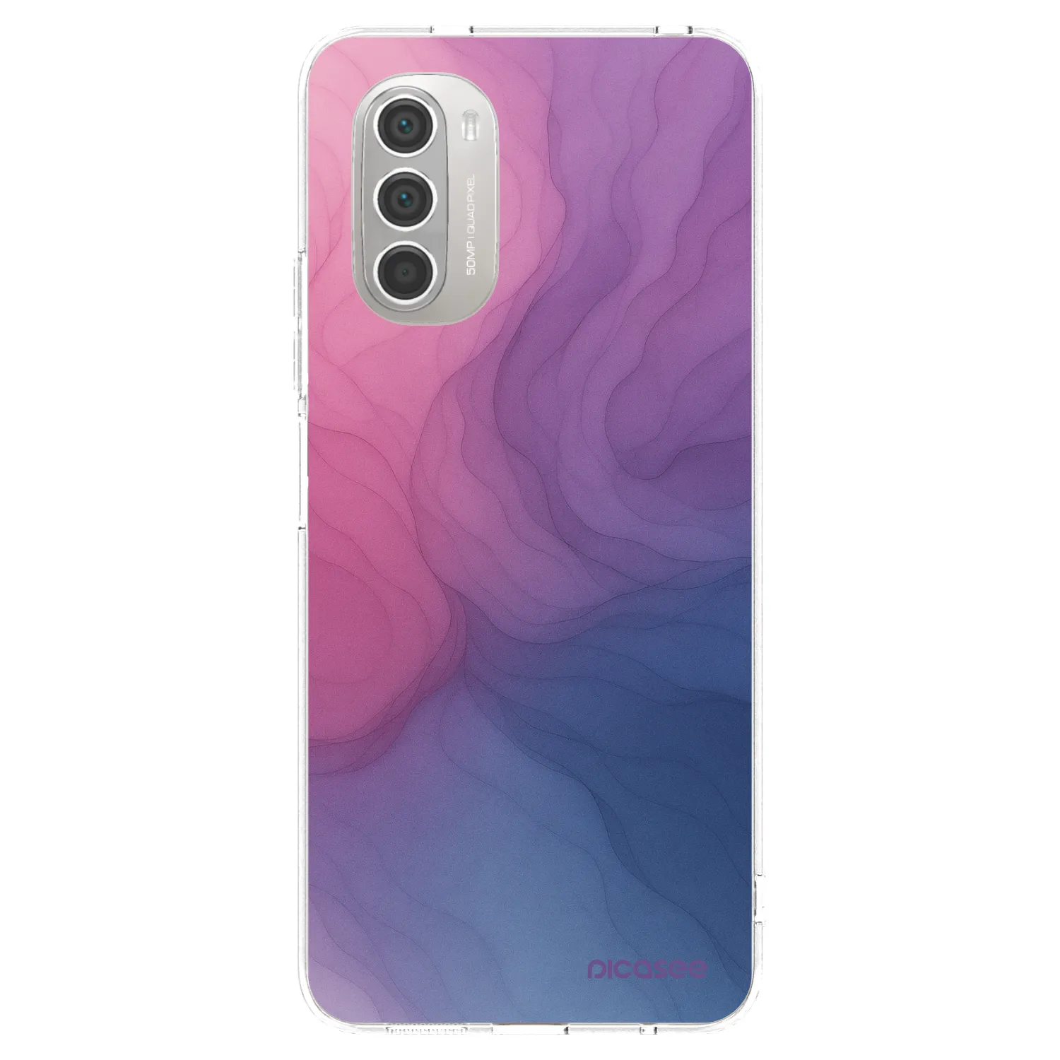 Picasee silikonowe przeźroczyste etui na Motorola Moto G51 - Silk