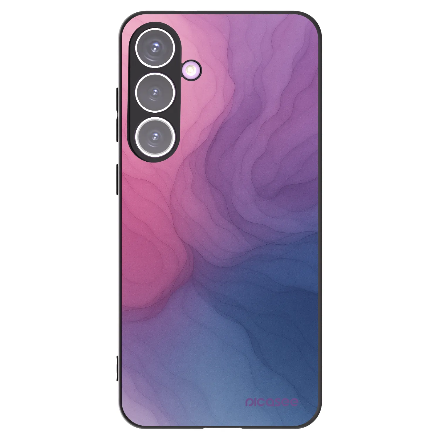 Picasee silikonowe czarne etui na Samsung Galaxy S24+ S926B 5G - Silk