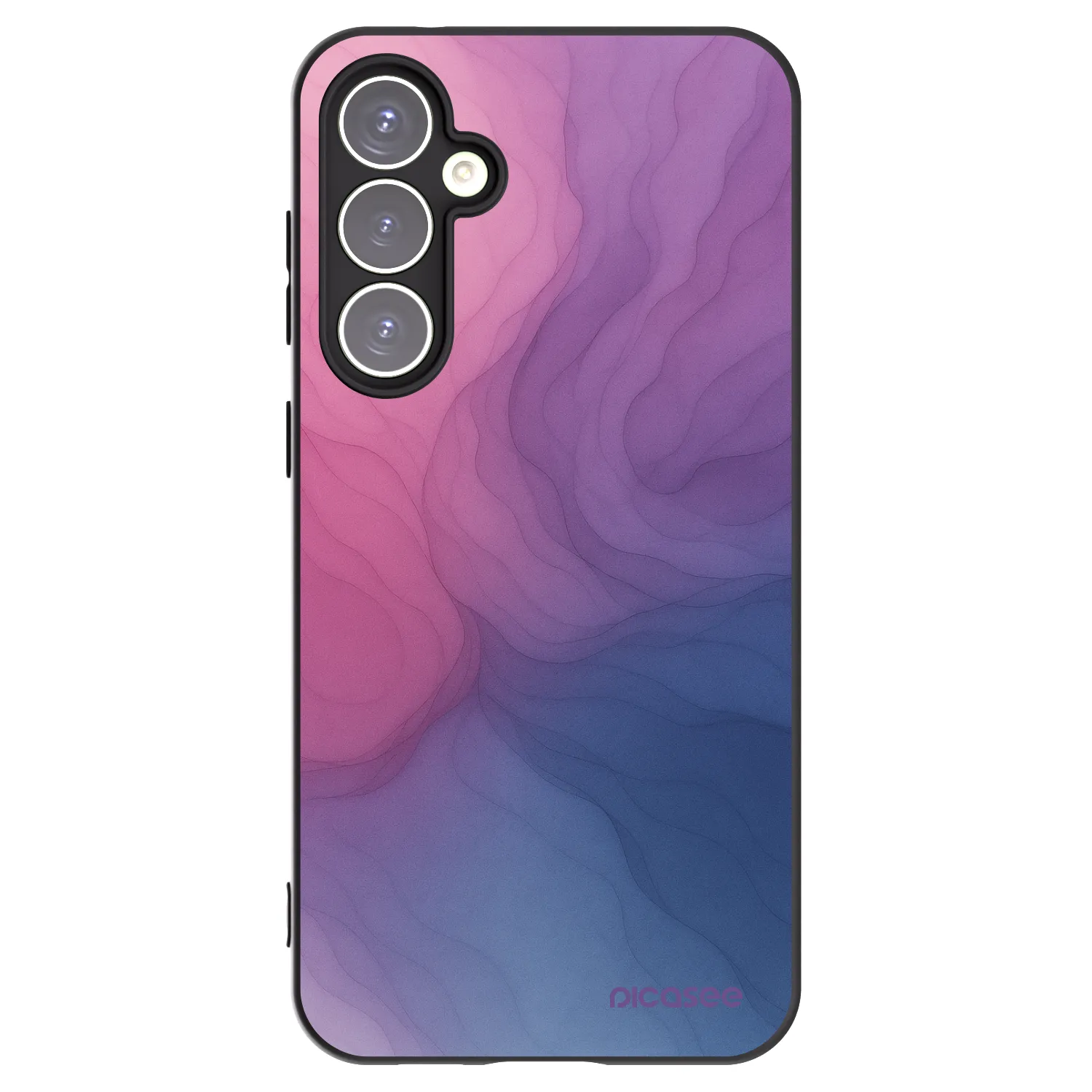 Picasee silikonowe czarne etui na Samsung Galaxy S23 FE S711B - Silk