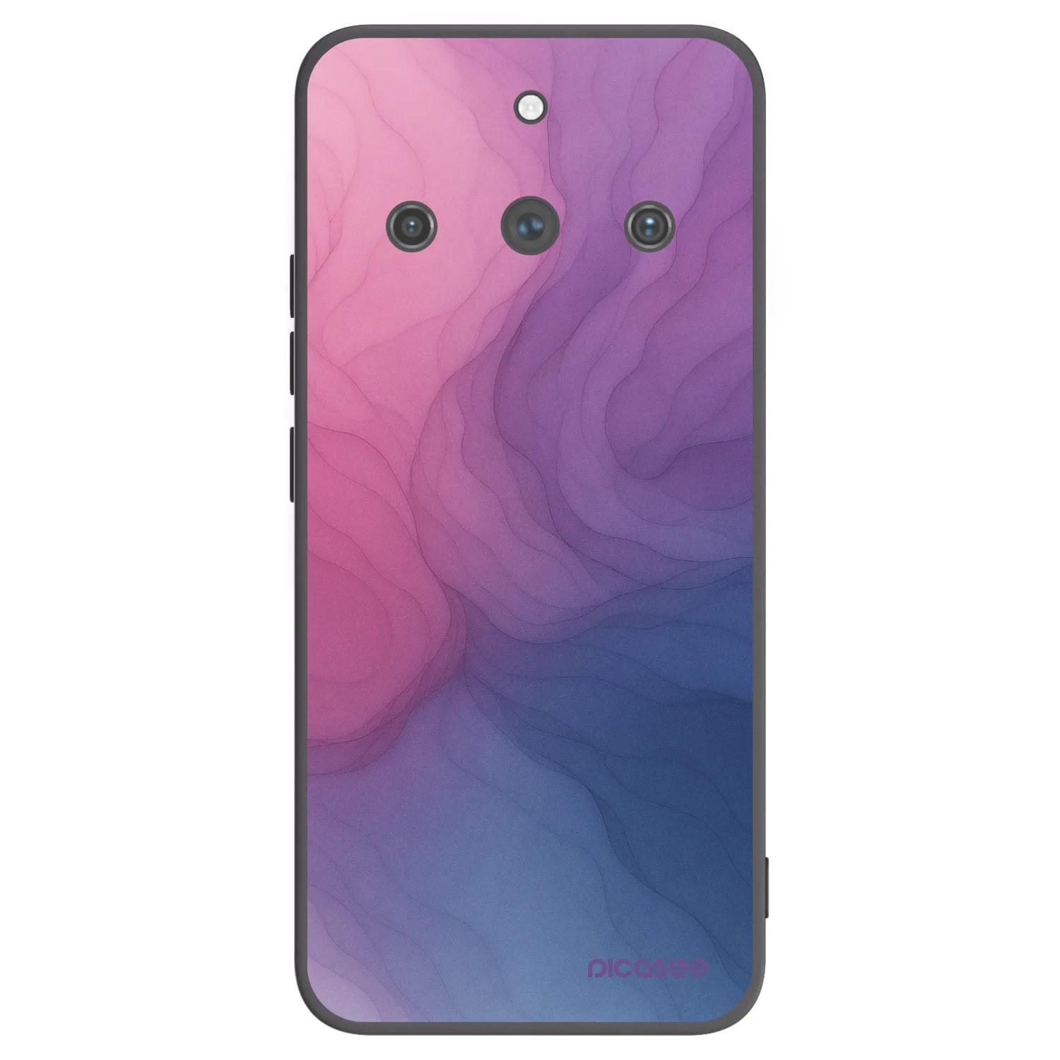 Picasee silikonowe czarne etui na Realme 11 Pro+ - Silk