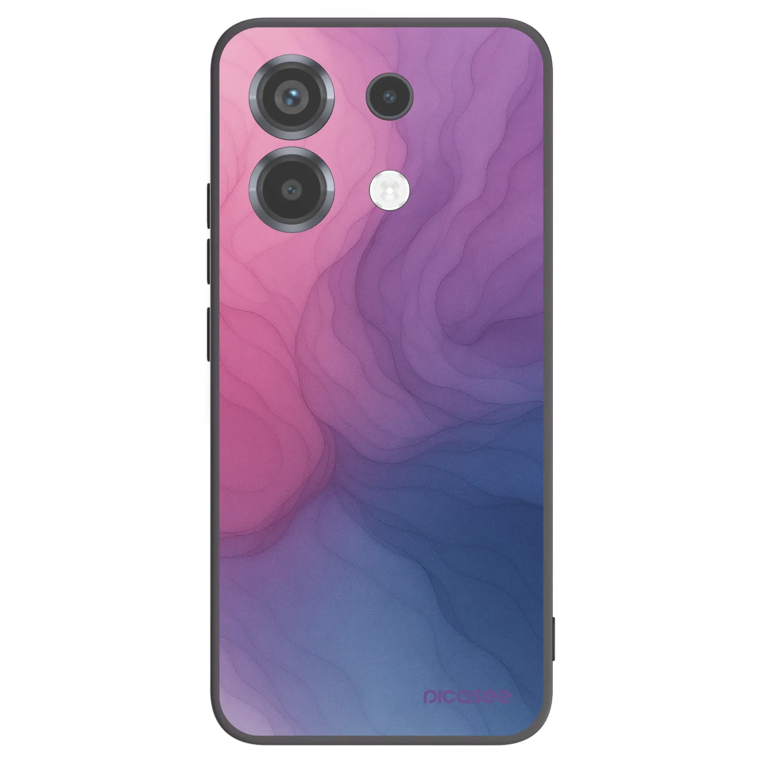 Picasee silikonowe czarne etui na Xiaomi Poco X6 - Silk