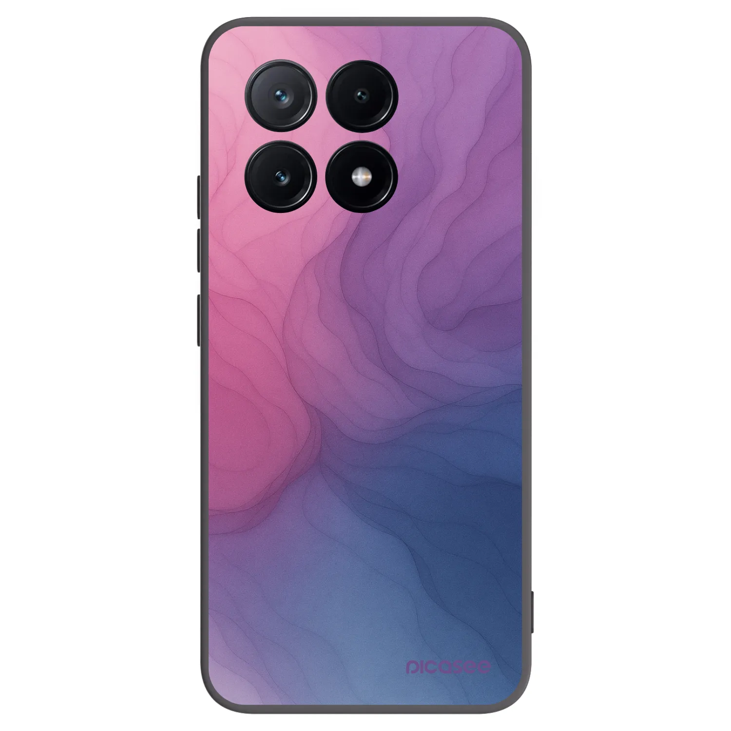 Picasee silikonowe czarne etui na Xiaomi Poco X6 Pro - Silk