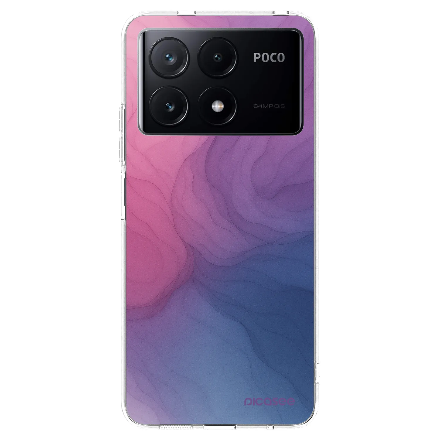 Picasee silikonowe przeźroczyste etui na Xiaomi Poco X6 Pro - Silk