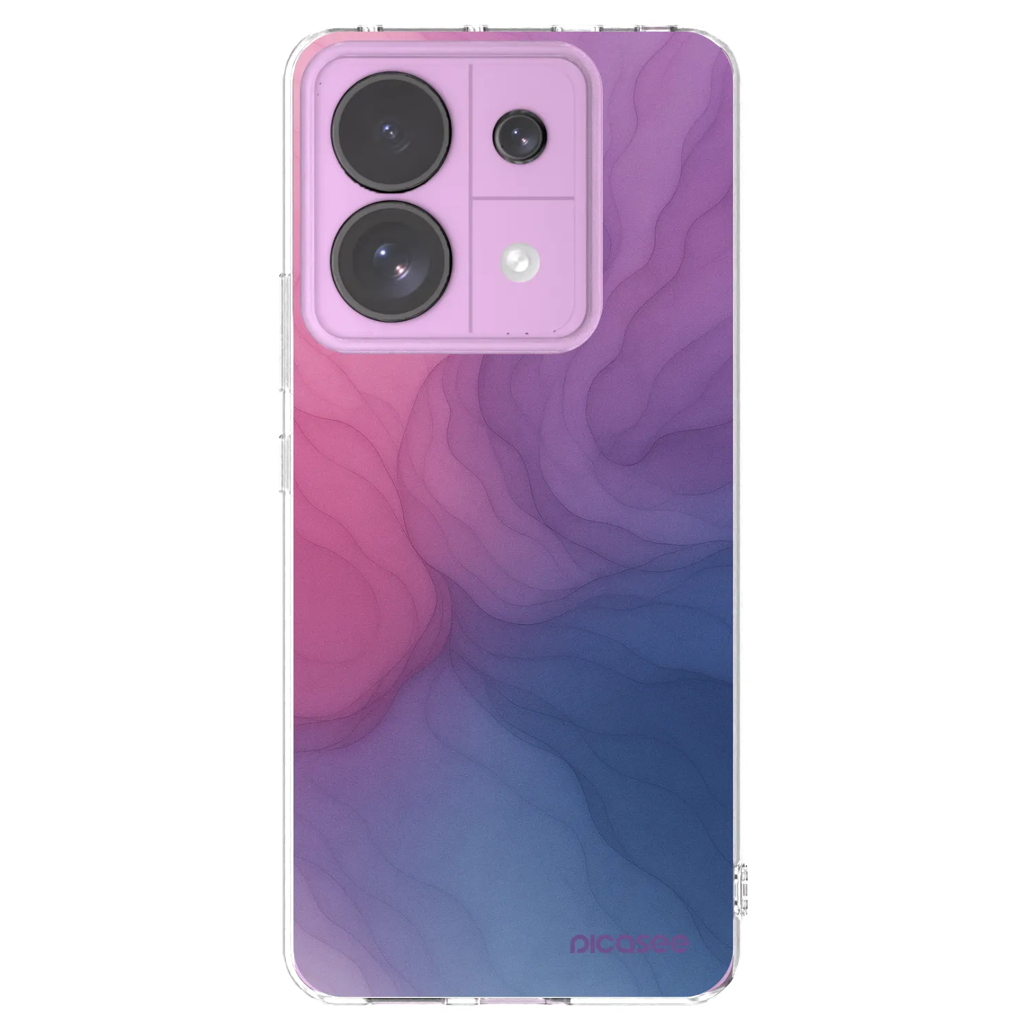 Picasee silikonowe przeźroczyste etui na Xiaomi Redmi Note 13 Pro 5G - Silk