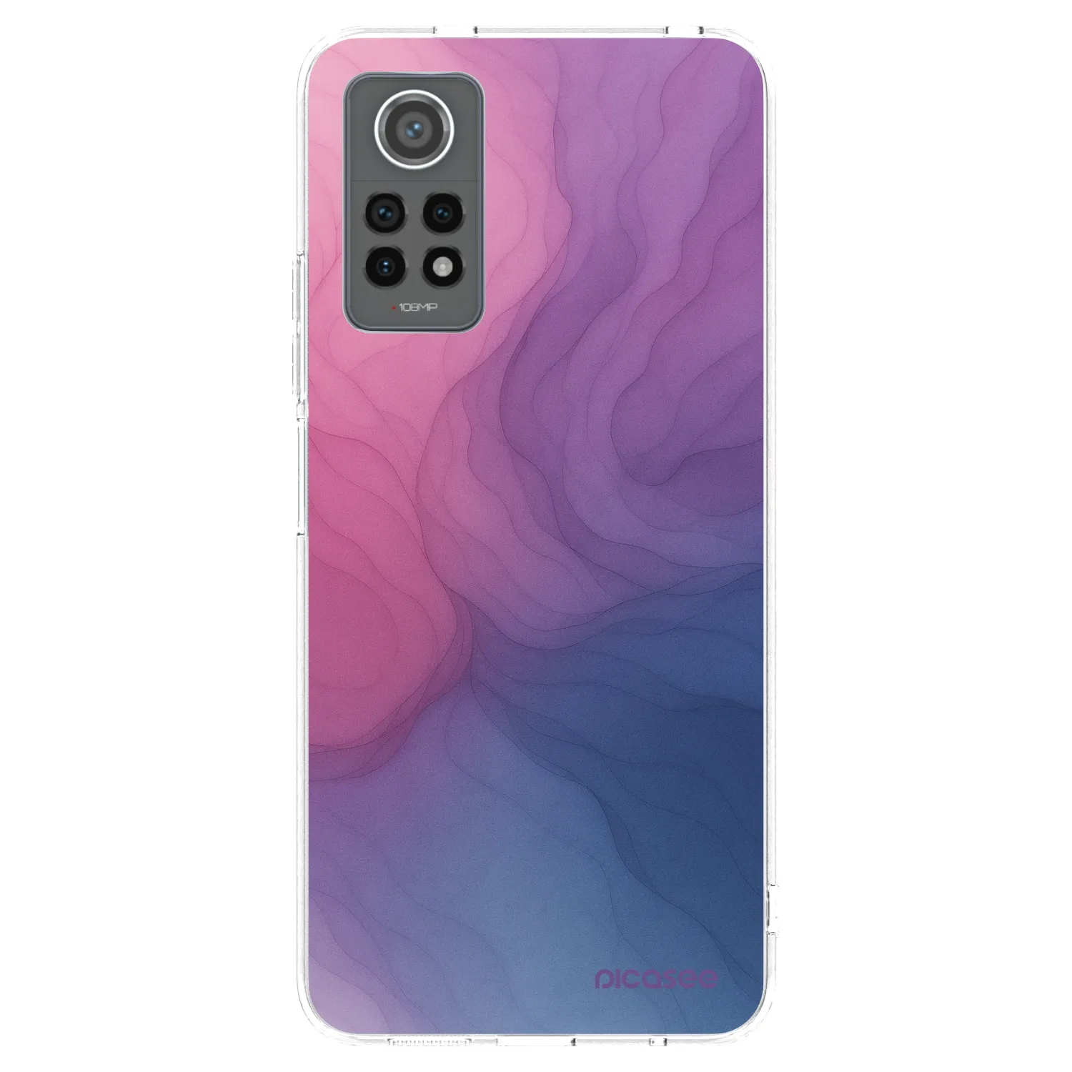 Picasee silikonowe przeźroczyste etui na Xiaomi Redmi Note 12 Pro 4G - Silk
