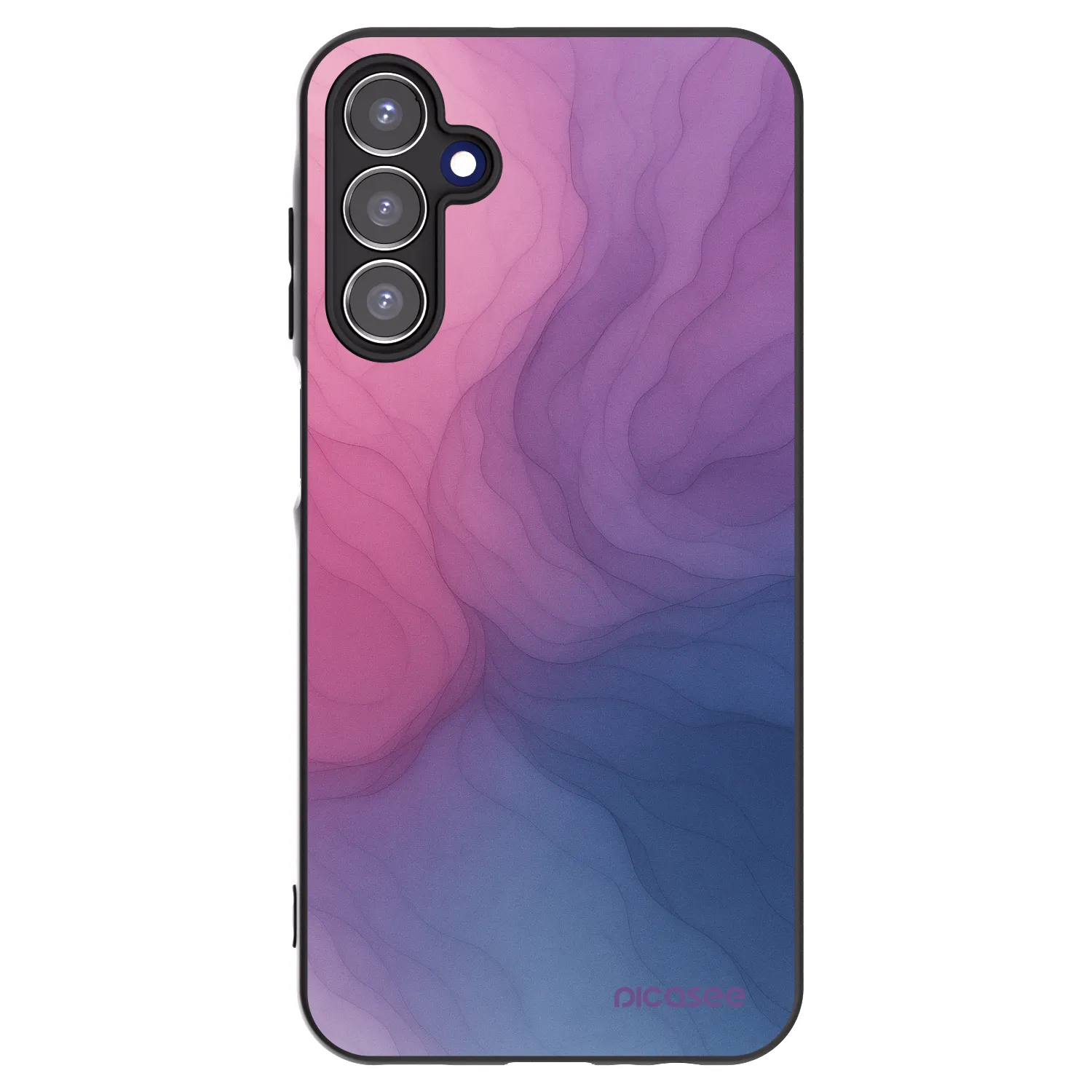 Picasee silikonowe czarne etui na Samsung Galaxy A15 A155F 4G - Silk