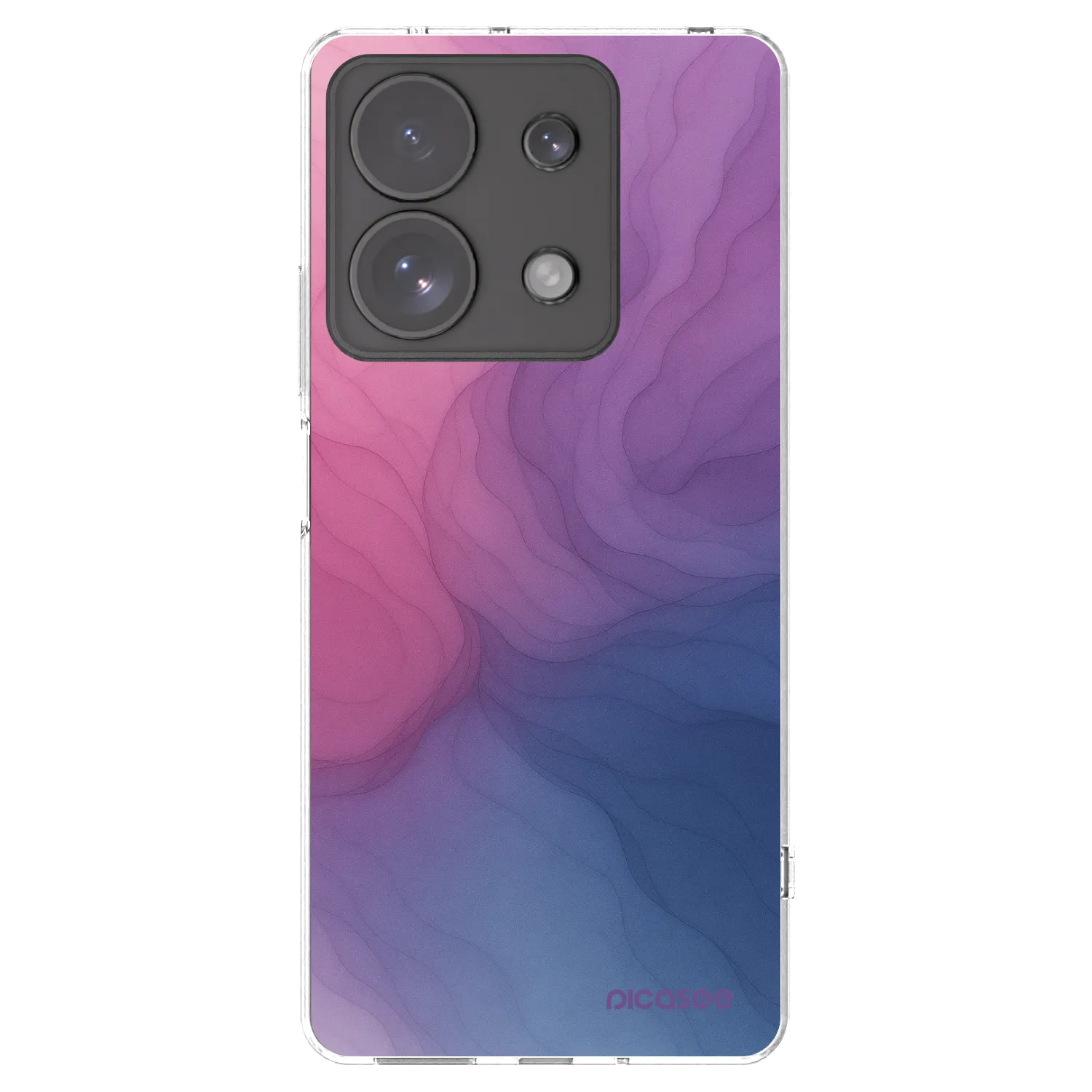 Picasee silikonowe przeźroczyste etui na Xiaomi Redmi Note 13 Pro 4G - Silk