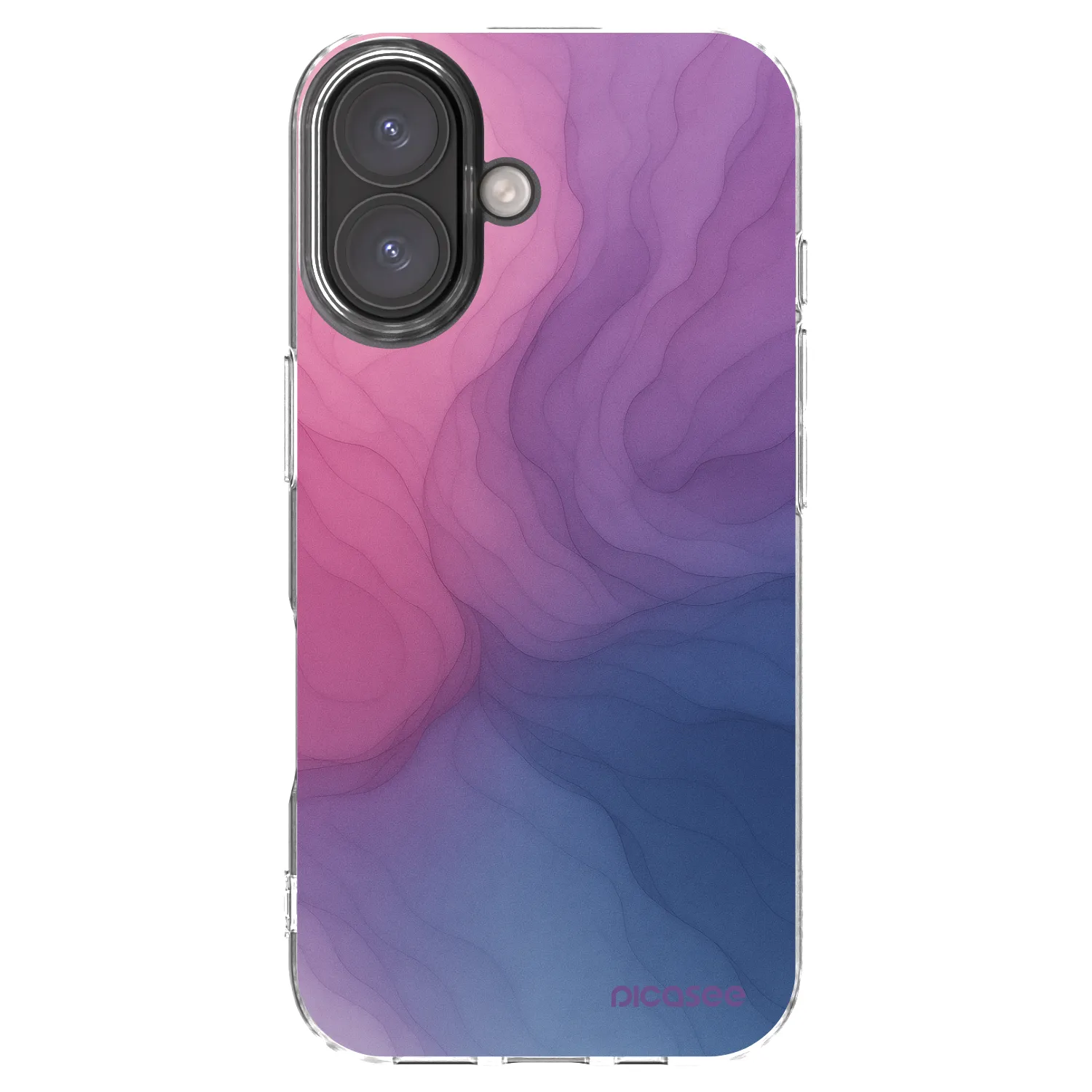 Picasee silikonowe przeźroczyste etui na Apple iPhone 16 - Silk