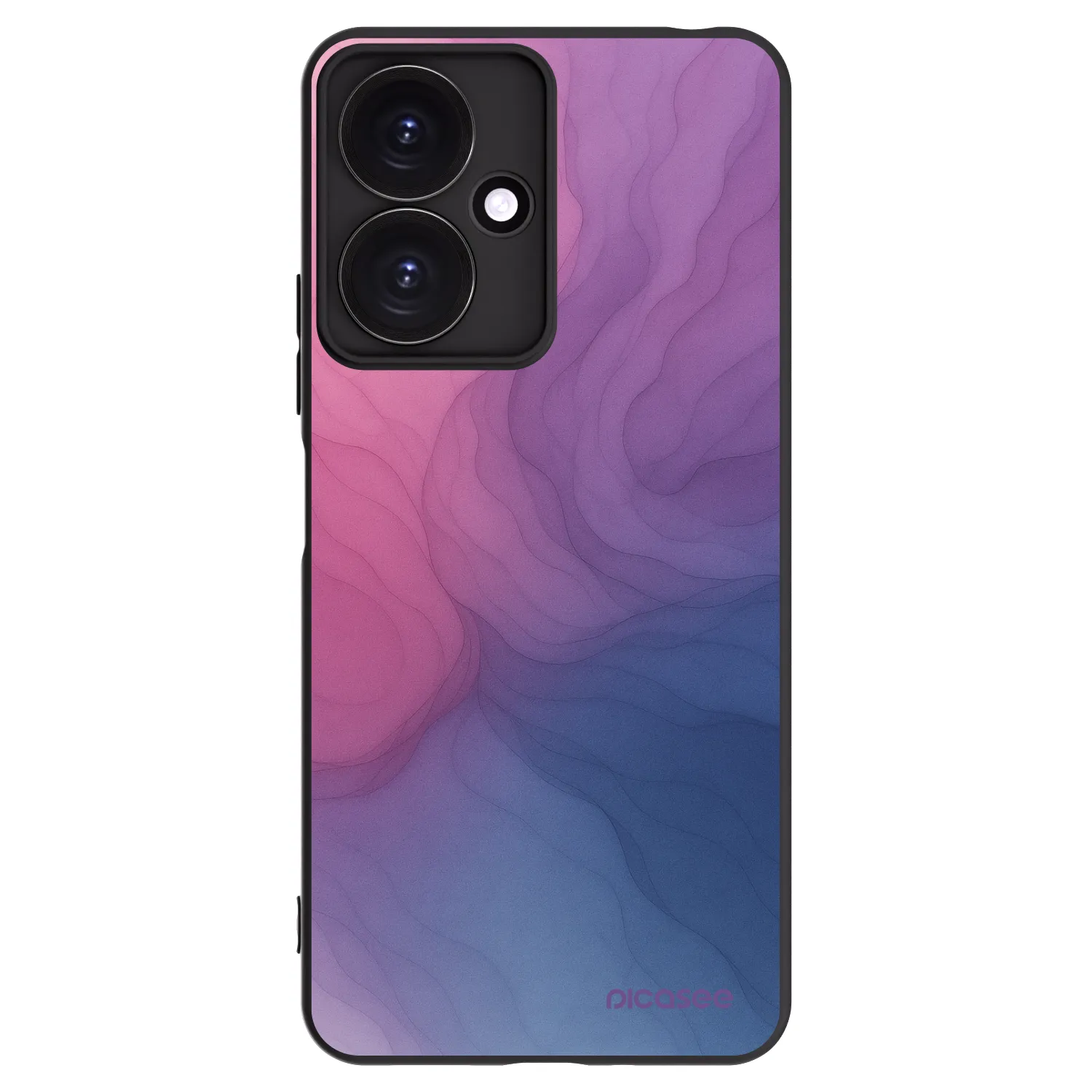 Picasee silikonowe czarne etui na Xiaomi Redmi 13C 5G - Silk