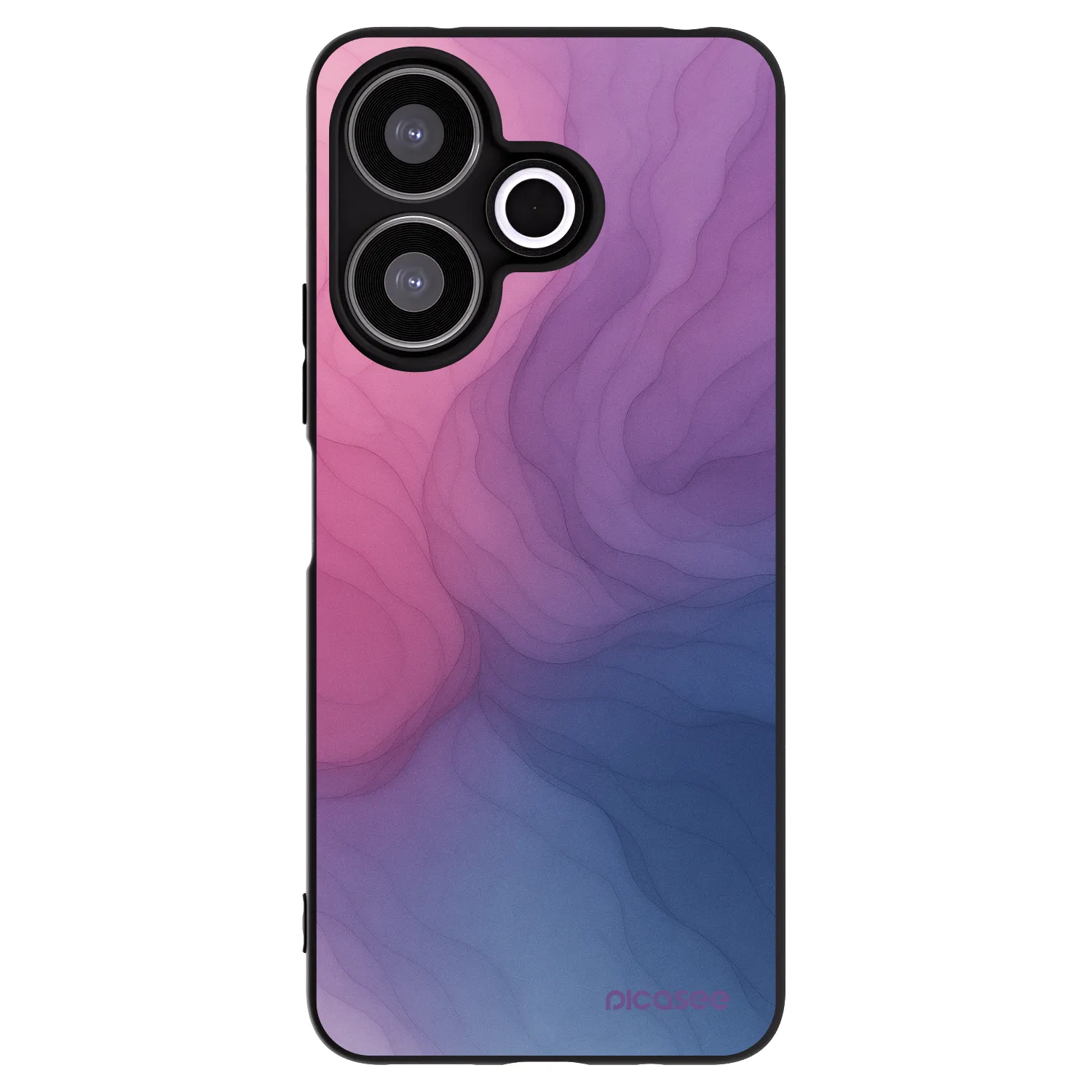 Picasee silikonowe czarne etui na Xiaomi Redmi 13 4G - Silk