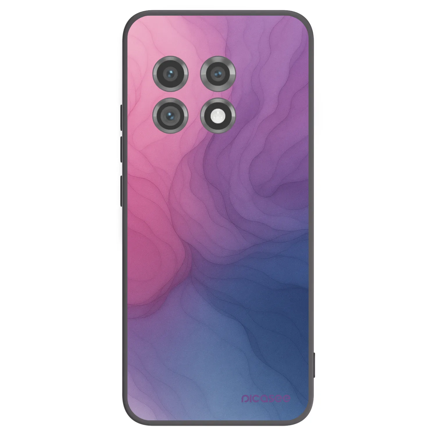 Picasee silikonowe czarne etui na OnePlus 11 5G - Silk