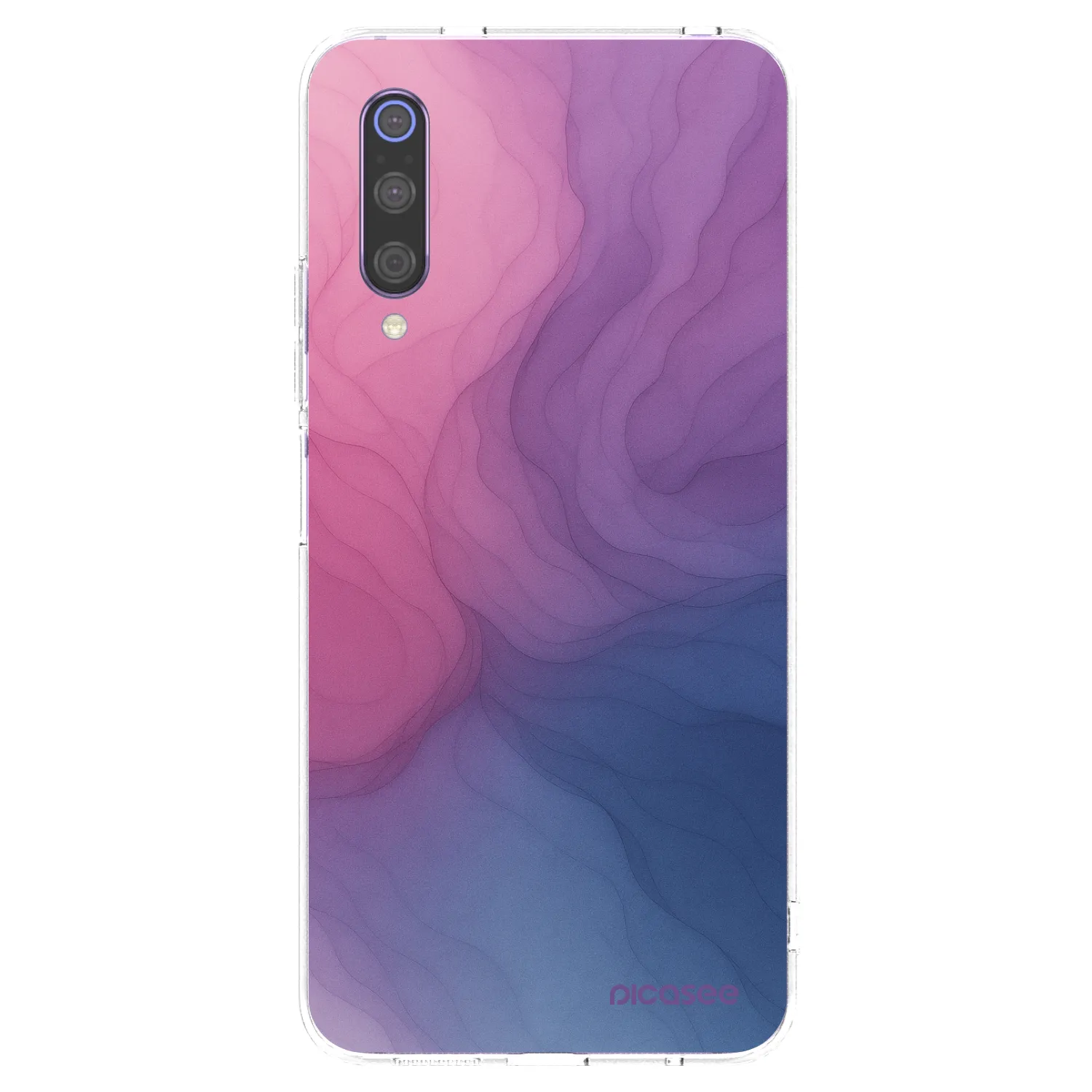 Picasee silikonowe przeźroczyste etui na Xiaomi Mi 9 - Silk
