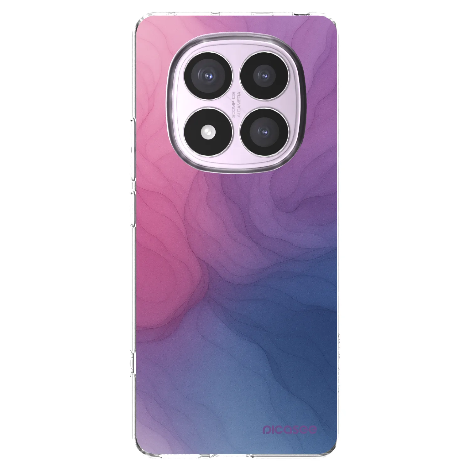 Picasee silikonowe przeźroczyste etui na Xiaomi Redmi Note 14 Pro 5G - Silk