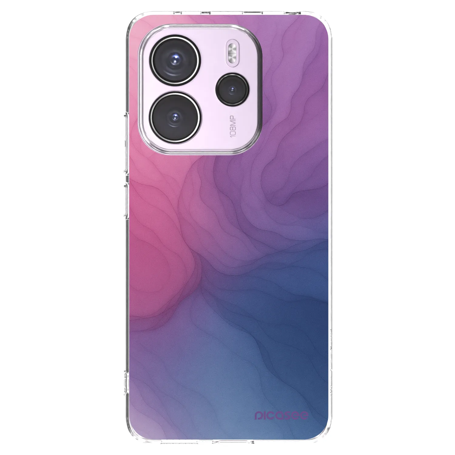 Picasee silikonowe przeźroczyste etui na Xiaomi Redmi Note 14 4G - Silk