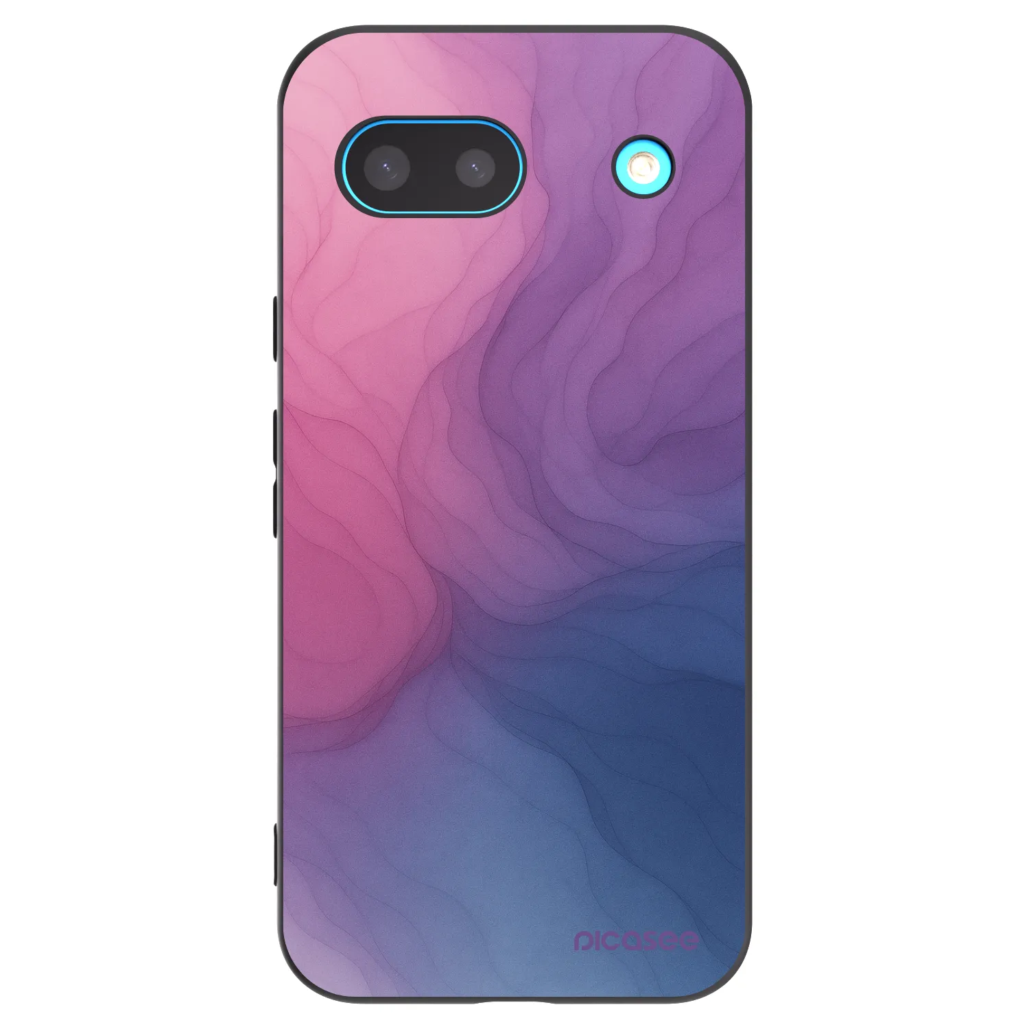 Picasee silikonowe czarne etui na Google Pixel 8a - Silk