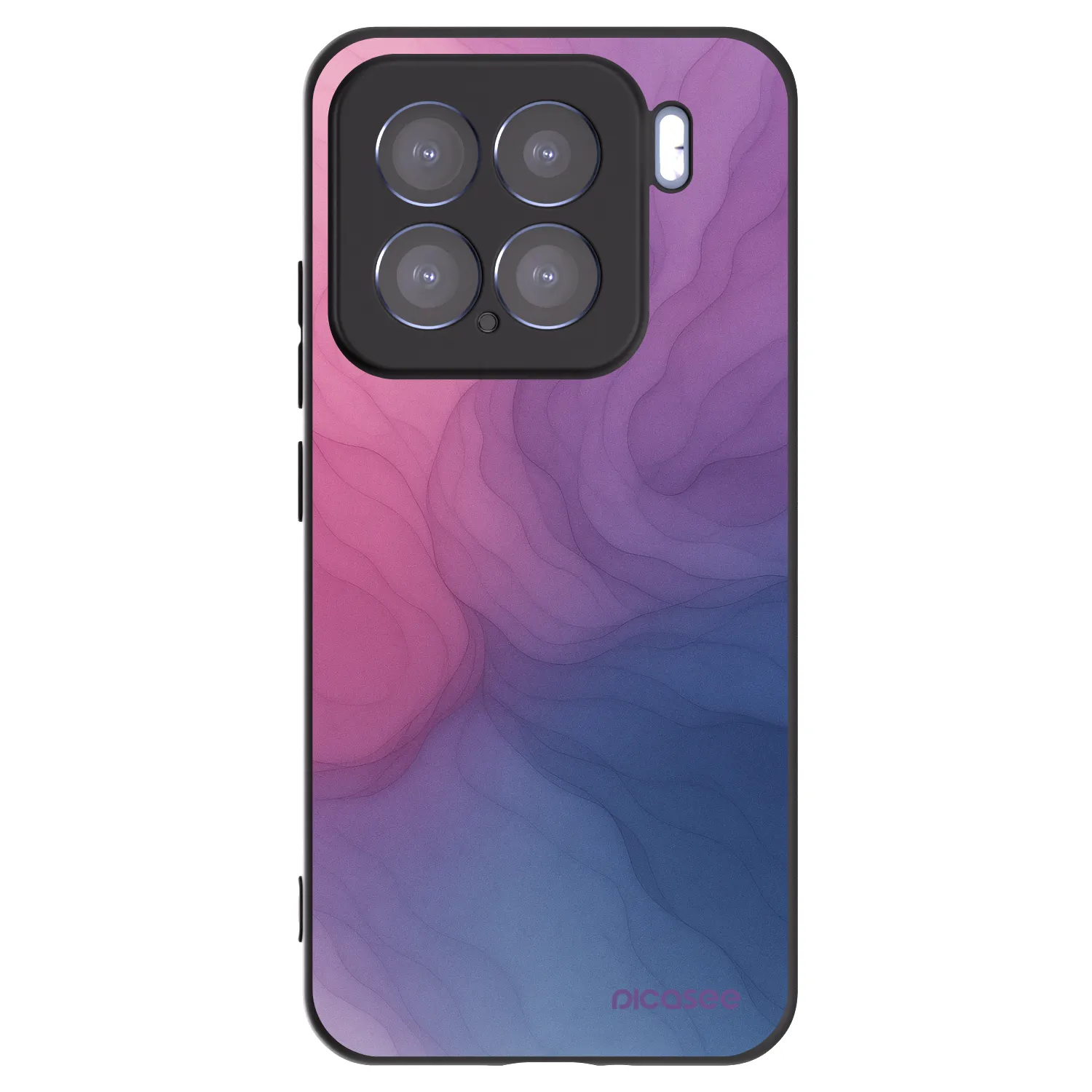 Picasee silikonowe czarne etui na Xiaomi 15 - Silk