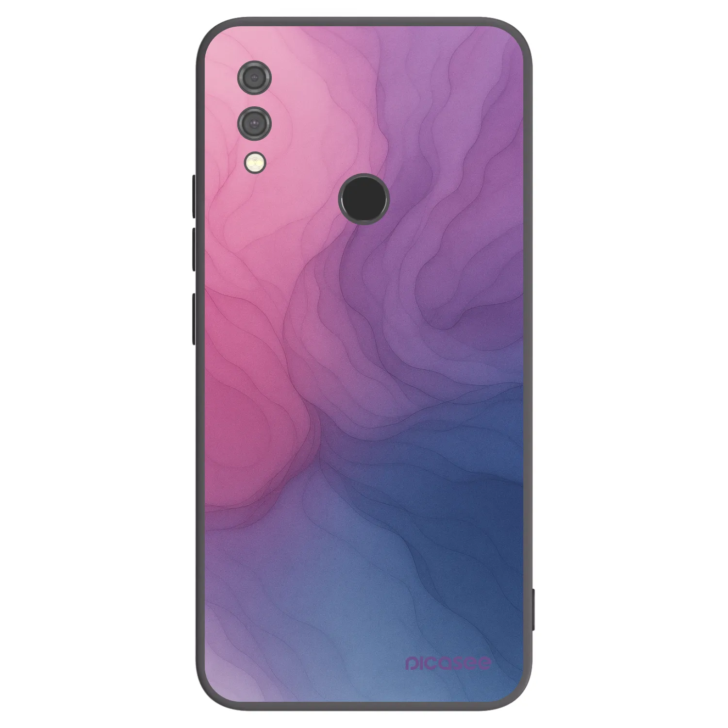 Picasee silikonowe czarne etui na Xiaomi Redmi Note 7 - Silk