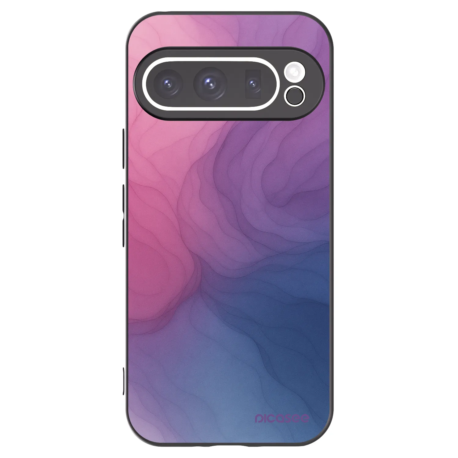Picasee silikonowe czarne etui na Google Pixel 9 Pro - Silk