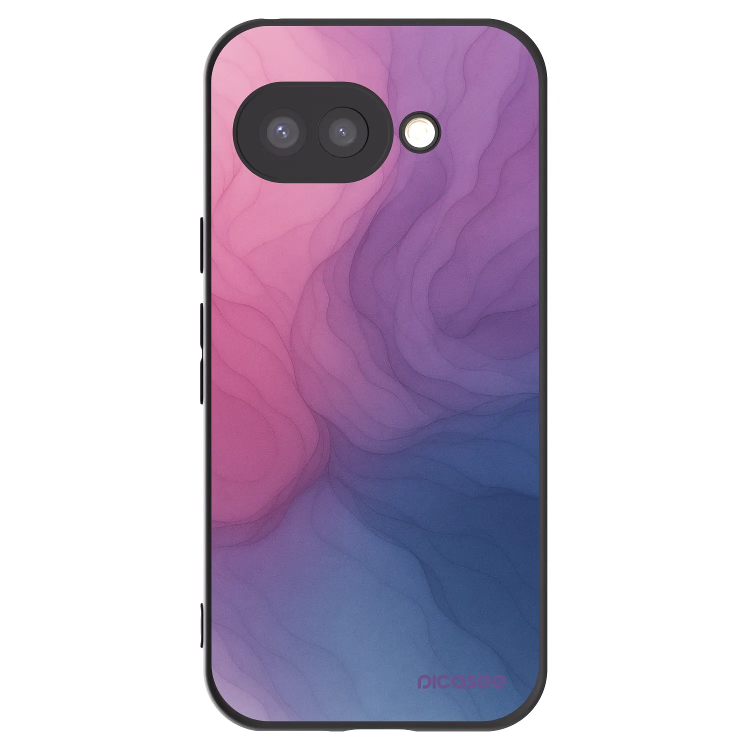 Picasee silikonowe czarne etui na Google Pixel 9a - Silk