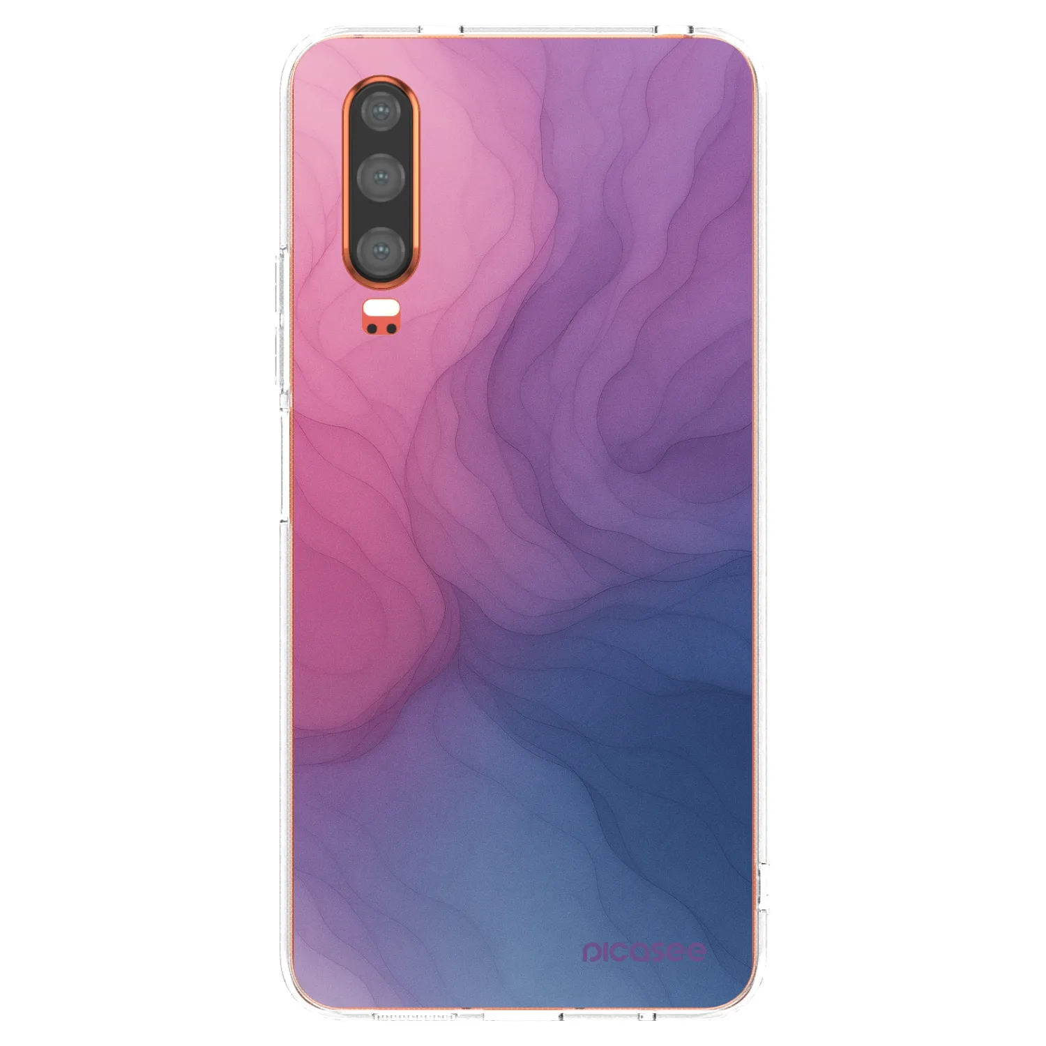Picasee silikonowe przeźroczyste etui na Huawei P30 - Silk