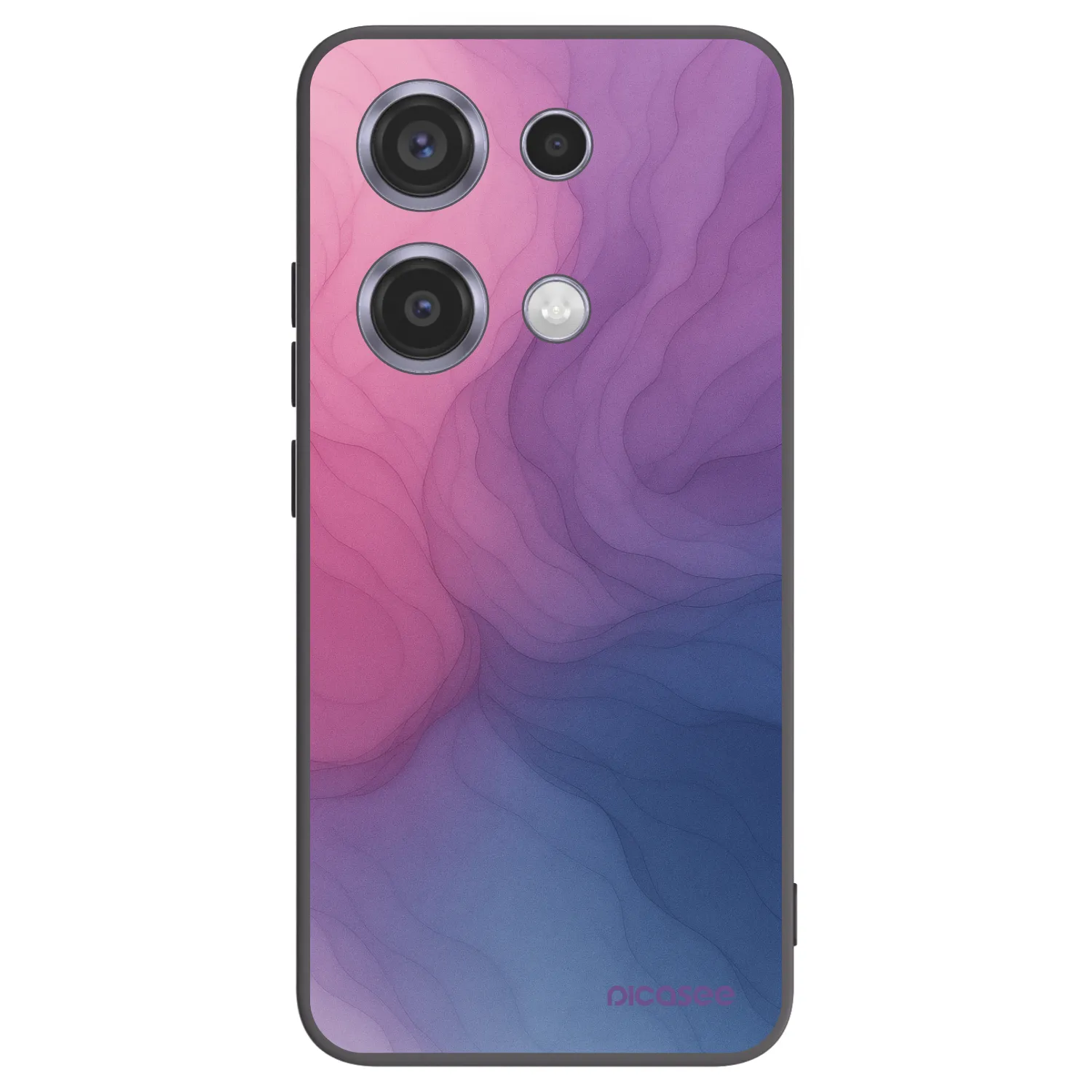 Picasee silikonowe czarne etui na Xiaomi Redmi Note 14S - Silk